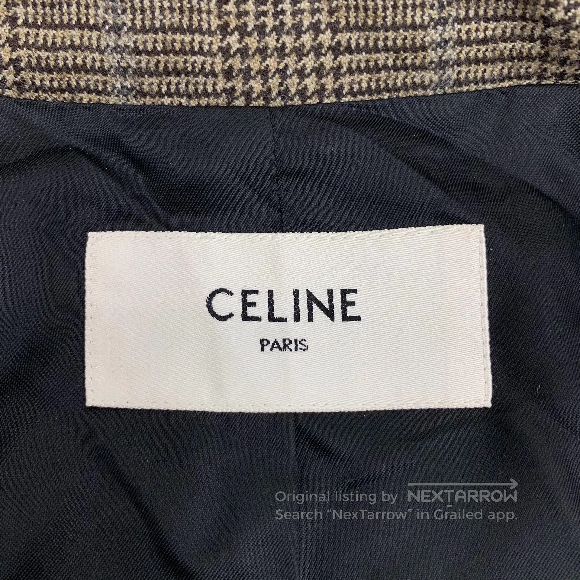 Celine CELINE Caramel Goat Hair Lapel Double Breasted Long Sleeve Size XS / US 0-2 / IT 36-38 - 5 Thumbnail