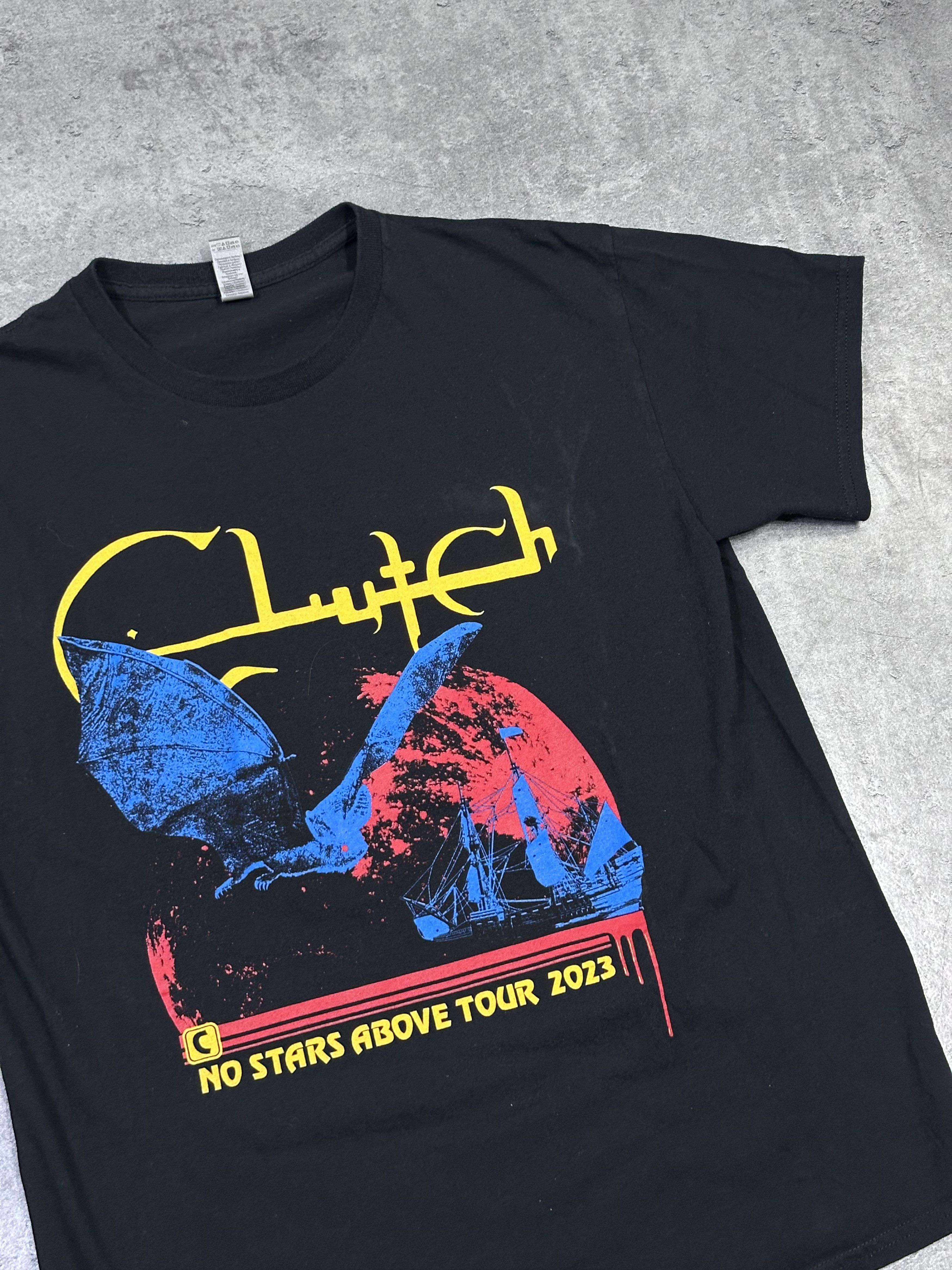 Band Tees Clutch no stars above tour black merch tshirt Size US L / EU 52-54 / 3 - 2 Thumbnail