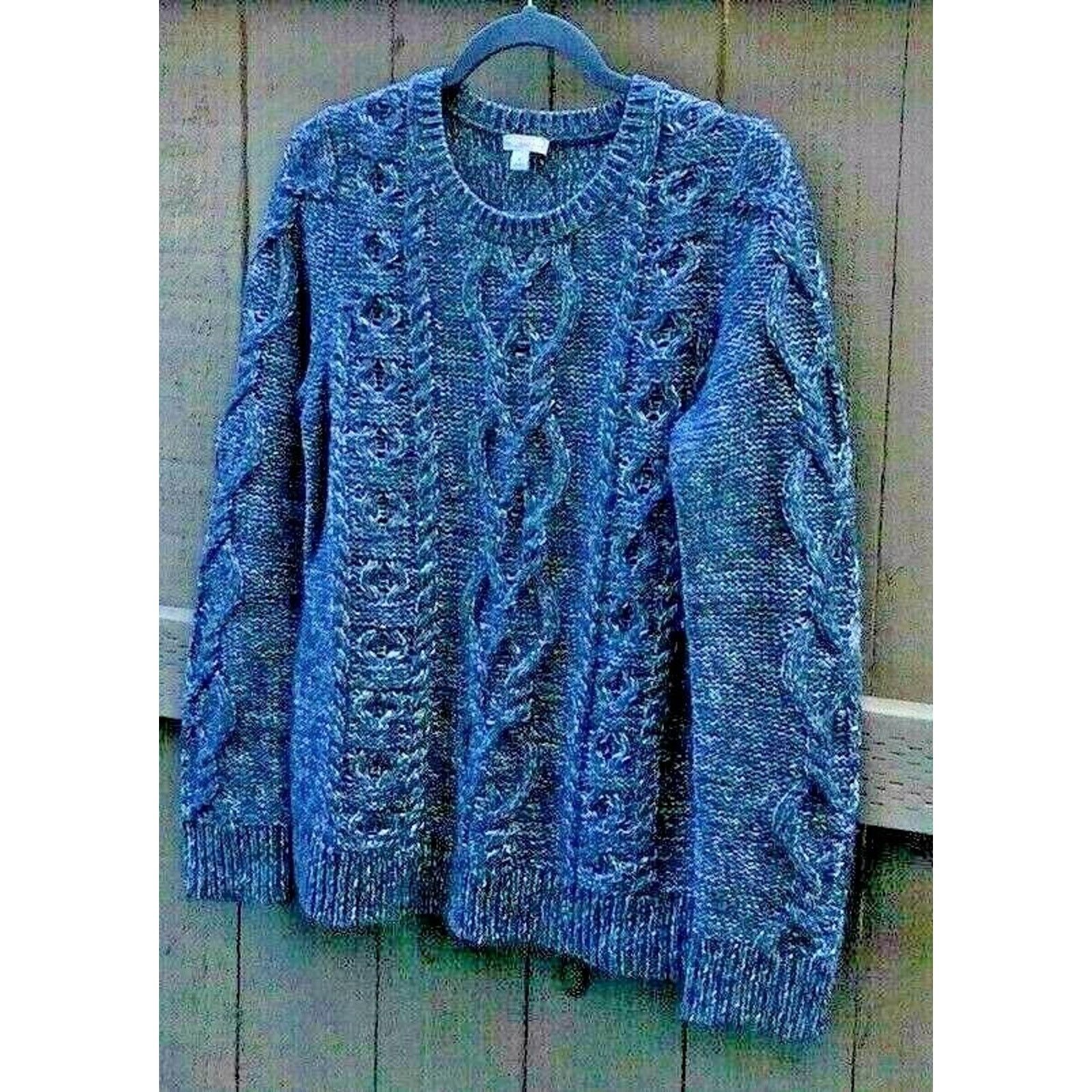 Gap Gap Sweater Womens Knitted Design Grayish Blue SIZE M Size M / US 6-8 / IT 42-44 - 2 Thumbnail