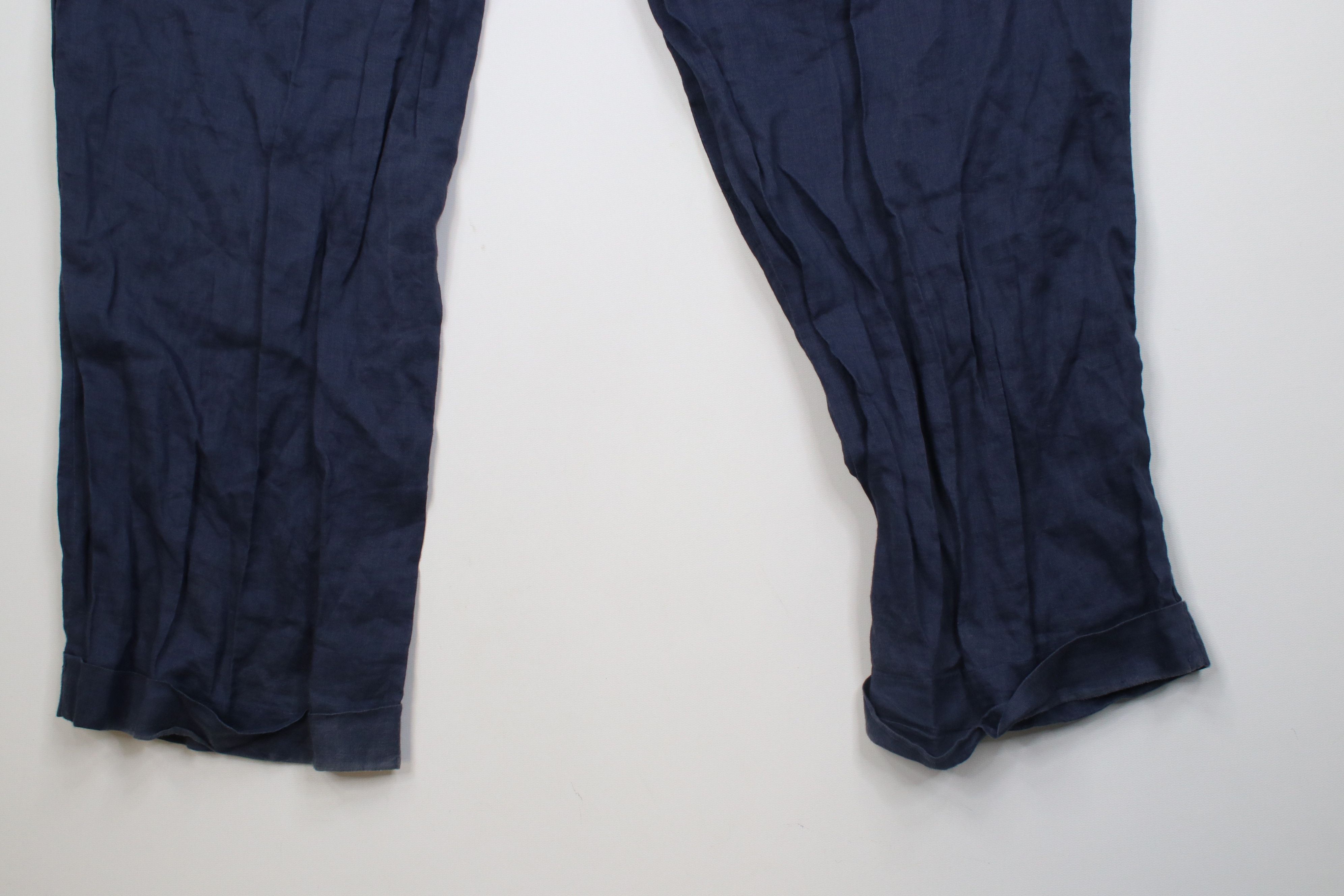 Vintage Vintage 90s Streetwear Lightweight Knit Wide Leg Chino Pants Size US 42 / EU 58 - 15 Thumbnail