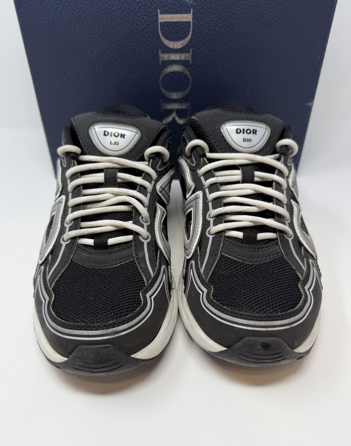Dior Dior B30 Sneaker Black White Size US 8 / EU 41 - 2 Thumbnail