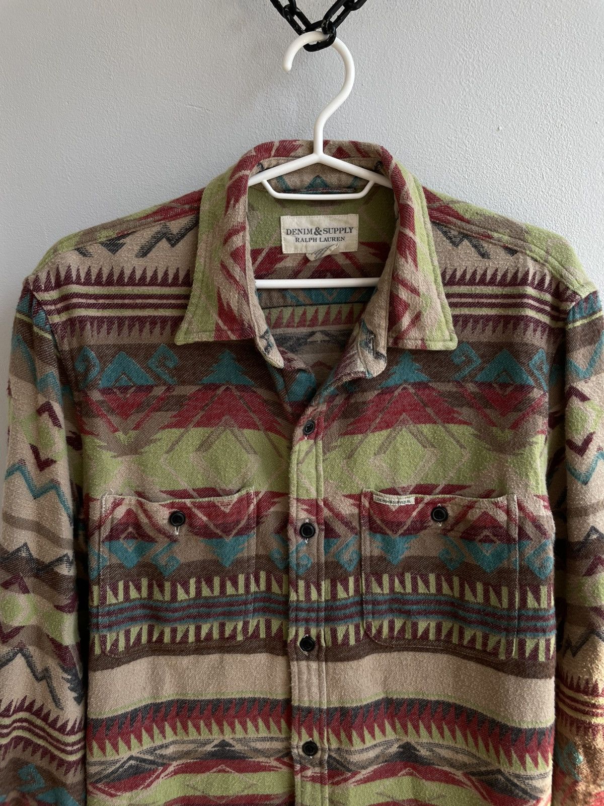 Denim & Supply Ralph Lauren Ralph Lauren Denim Supply Aztec Button Up shirt Overshirt Size US M / EU 48-50 / 2 - 4 Thumbnail