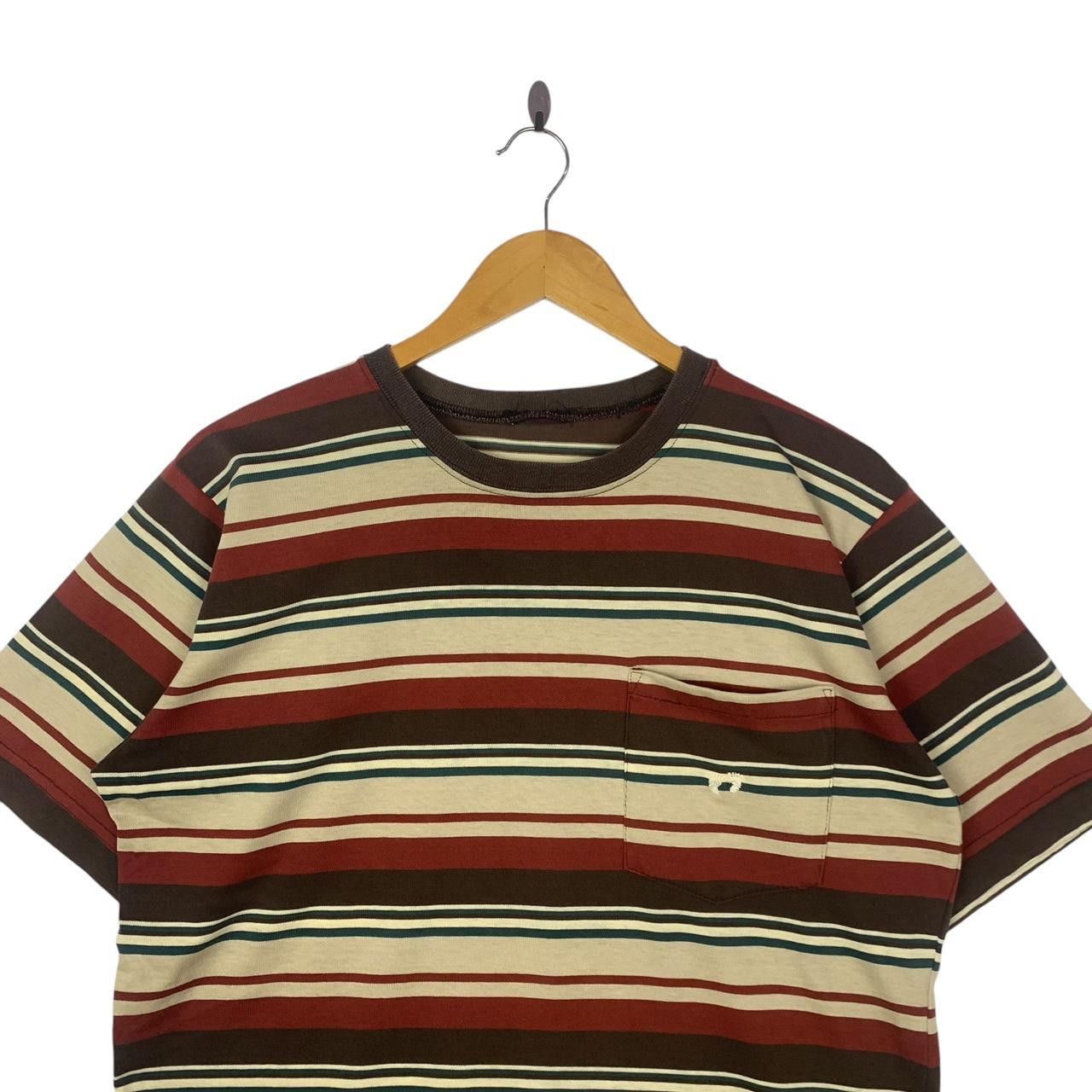 Vintage Vintage HANG TEN HAWAII Foot Logo Striped Pocket Tee Shirt Size US M / EU 48-50 / 2 - 2 Thumbnail