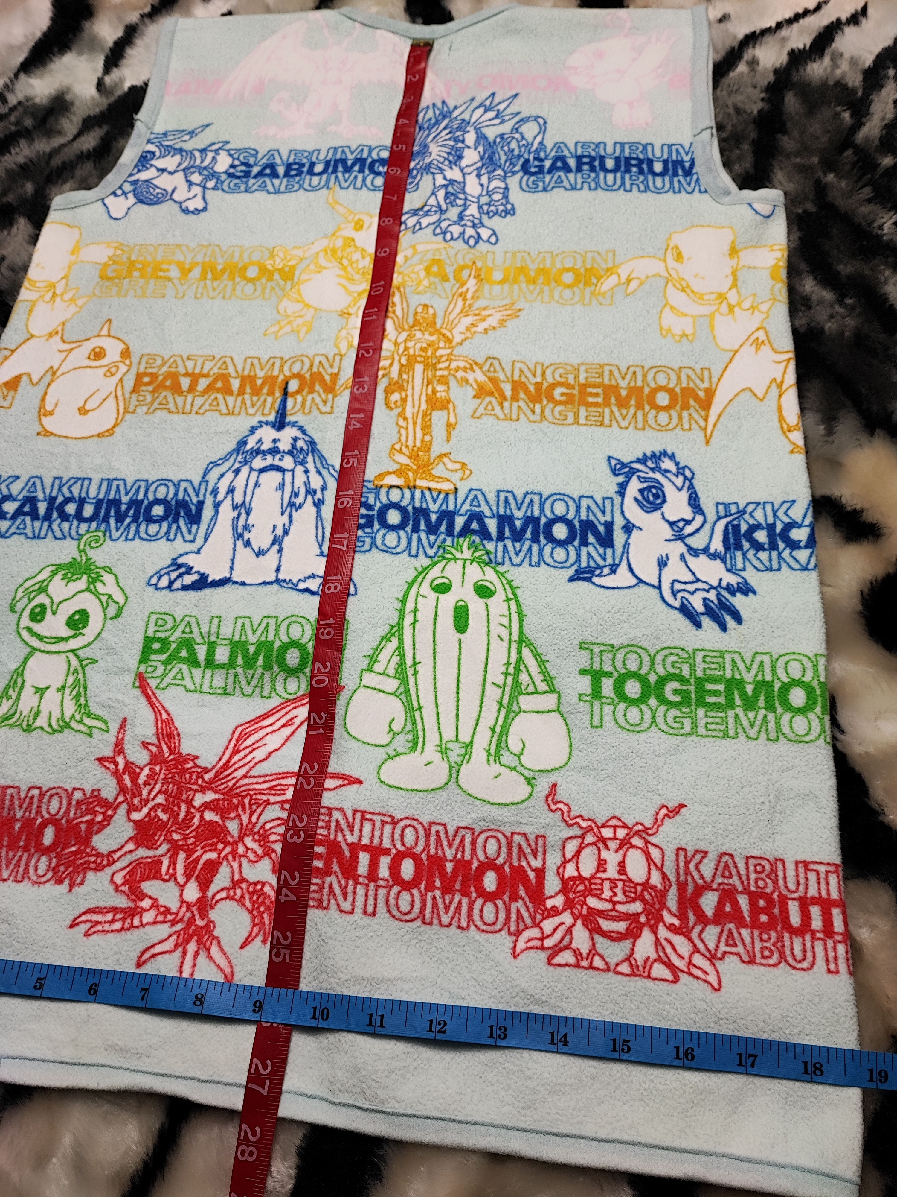 Pokemon Digimon Vest Full Character Bandai Japan Edition Size US M / EU 48-50 / 2 - 5 Thumbnail