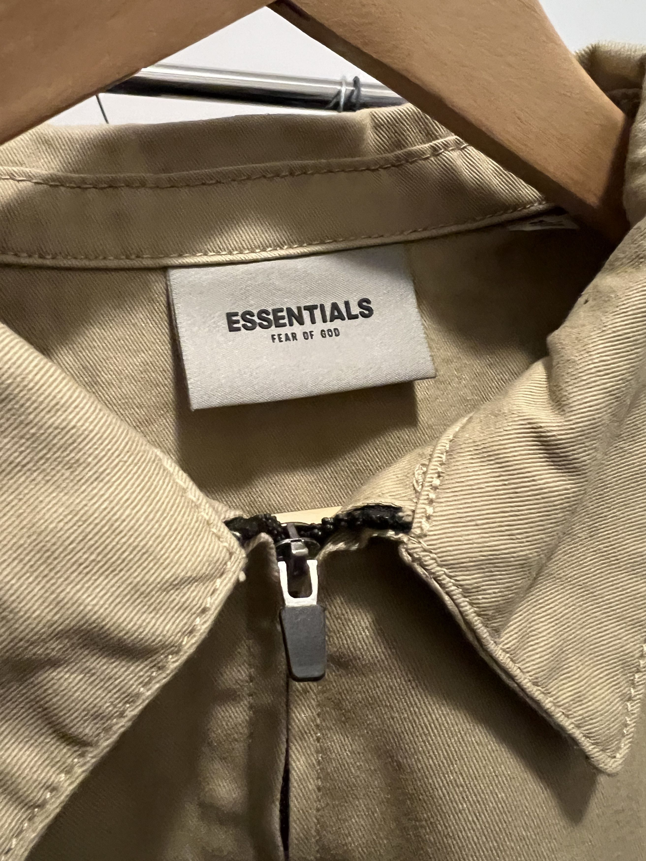 Essentials × Fear of God Fear of God Essentials Twill Jacket 'Khaki' Size US M / EU 48-50 / 2 - 4 Thumbnail