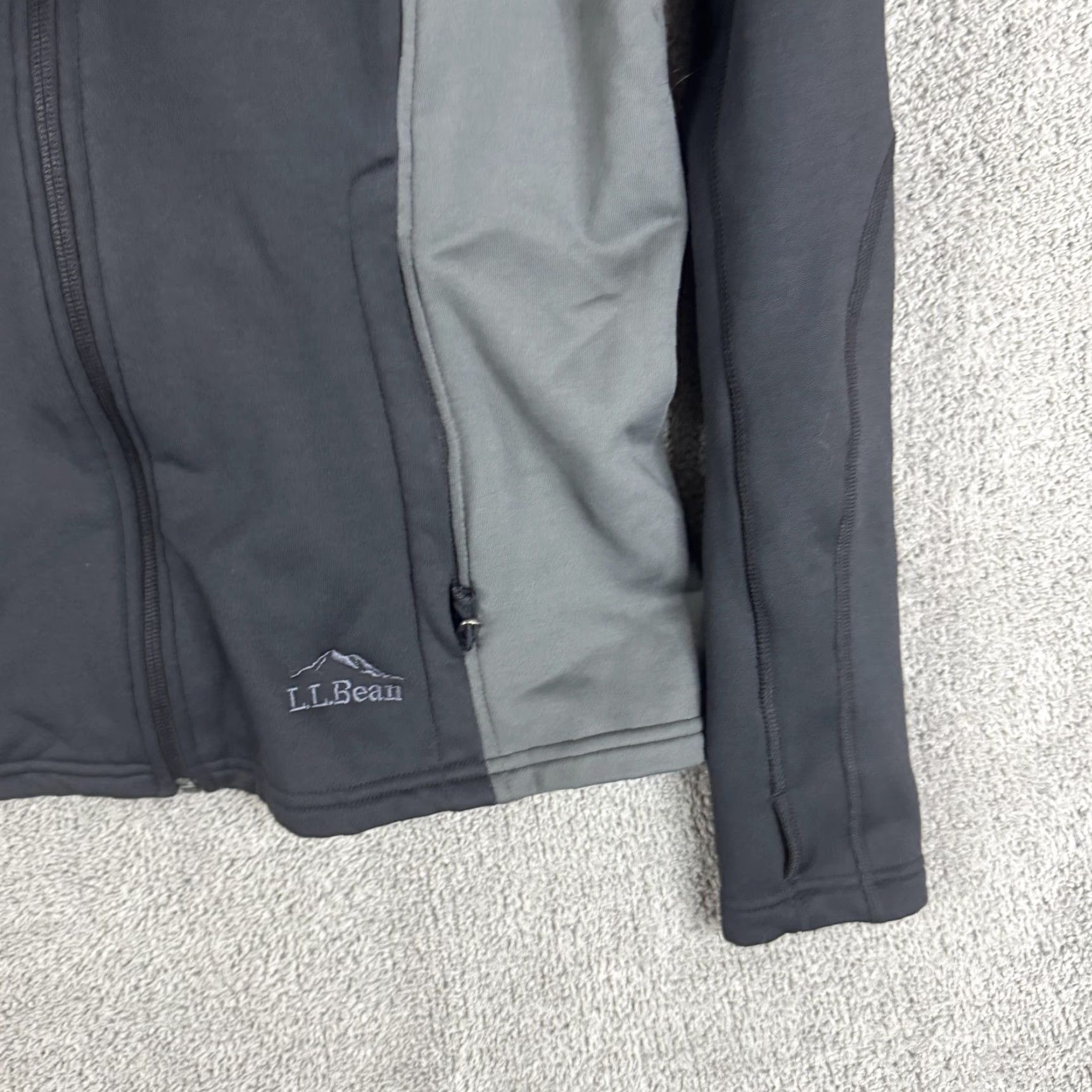 Vintage L.L.Bean Jacket Womens Small Black Gray Softshell Full Zip Fleece Lined Outdoor Size S / US 4 / IT 40 - 3 Thumbnail