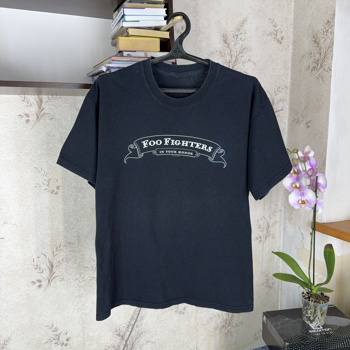 Vintage Foo Fighters T shirt 2005 Tour Nirvana Black Rock