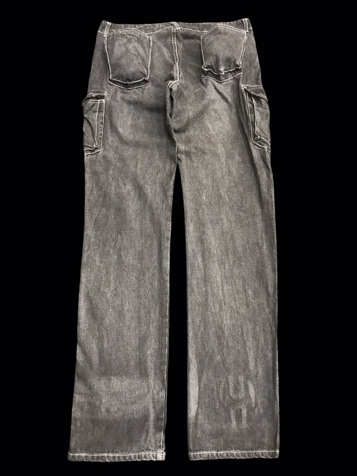 Japanese Brand 💥ARCHIVAL💥RED STUART Rare 3D Pockets Cargo Denim F65 Size US 34 / EU 50 - 2 Thumbnail