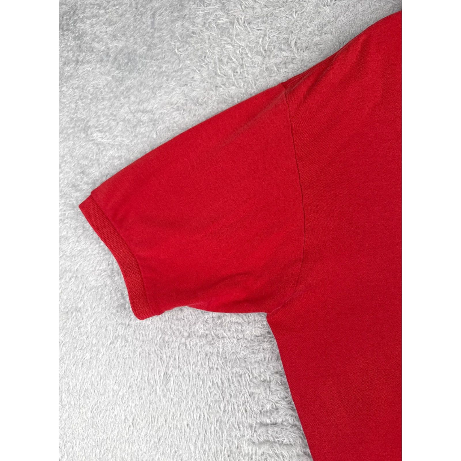 Ralph Lauren VINTAGE Ralph Lauren Shirt Men L Red Polo 100% Cotton Short Sleeve Mens Sports Modern Size US L / EU 52-54 / 3 - 3 Thumbnail