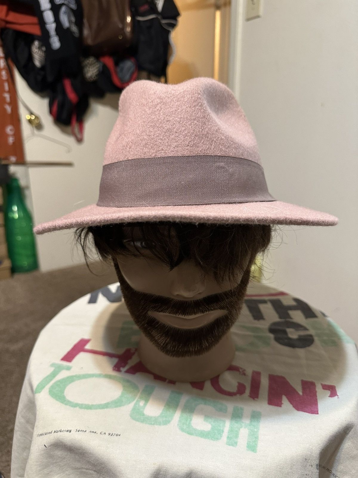 Nordstrom × Vintage Vintage Nordstrom “soft pink” hat 00s Size ONE SIZE - 1 Thumbnail