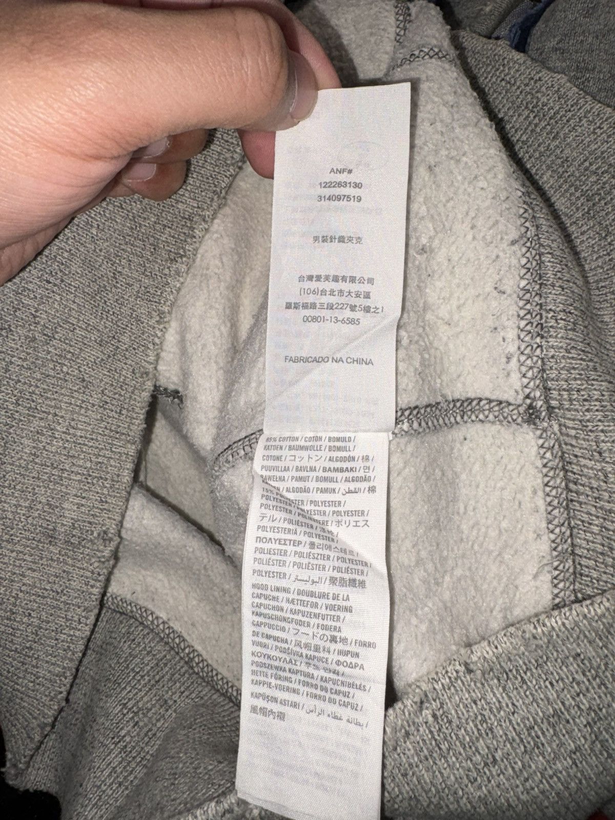 Abercrombie & Fitch Vintage Abercrombie& Fitch Distressed MuscleFit ZipUp Hoodie Size US S / EU 44-46 / 1 - 10 Thumbnail