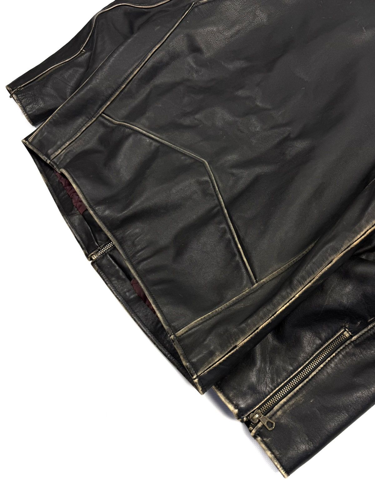Golden Bear Golden Bear Vintage Lodi Leather Moto Jacket Mission Control Size US L / EU 52-54 / 3 - 19 Thumbnail