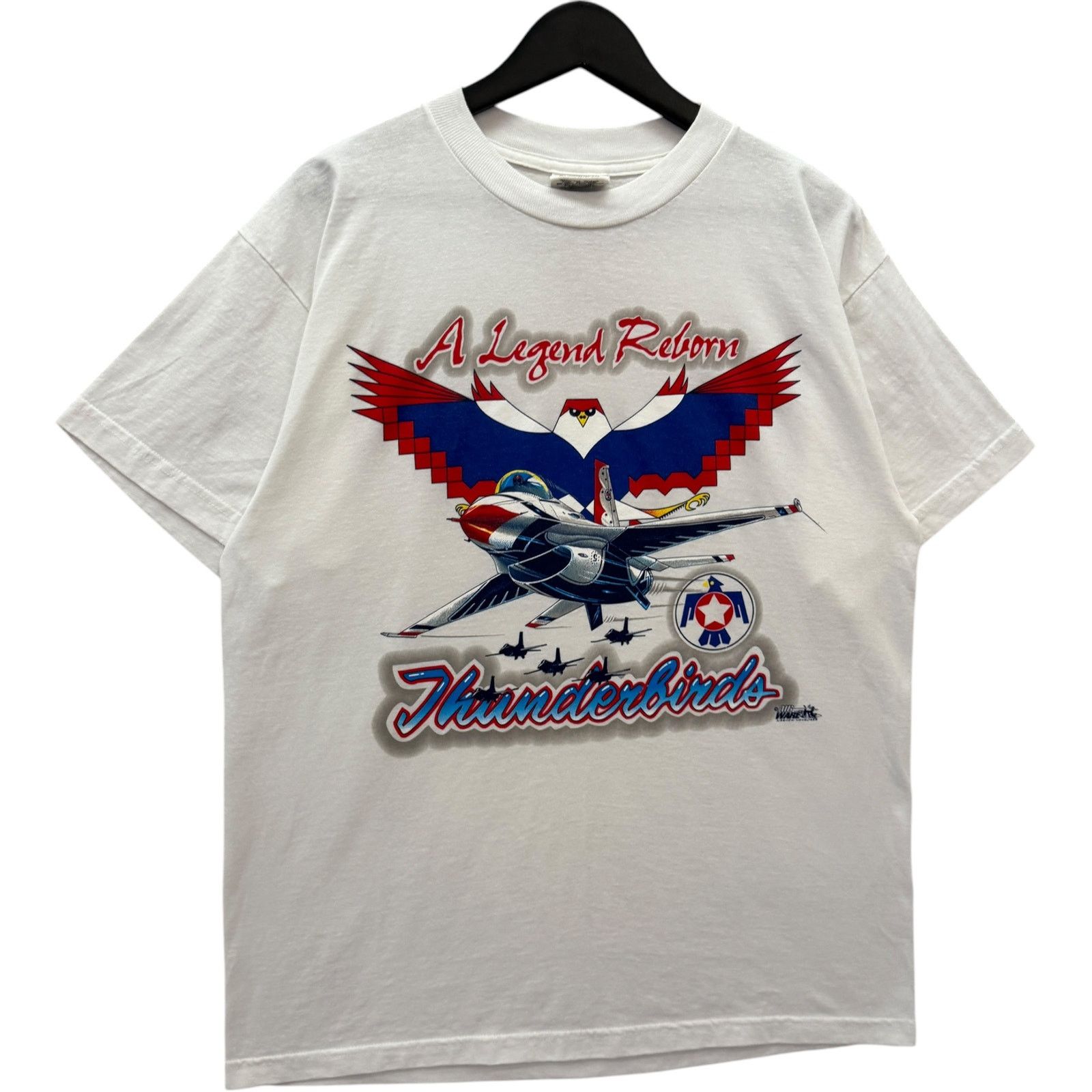 Vintage Vintage Thunderbirds "A Legend Reborn" Fighter Jet Tee L Size US L / EU 52-54 / 3 - 4 Thumbnail