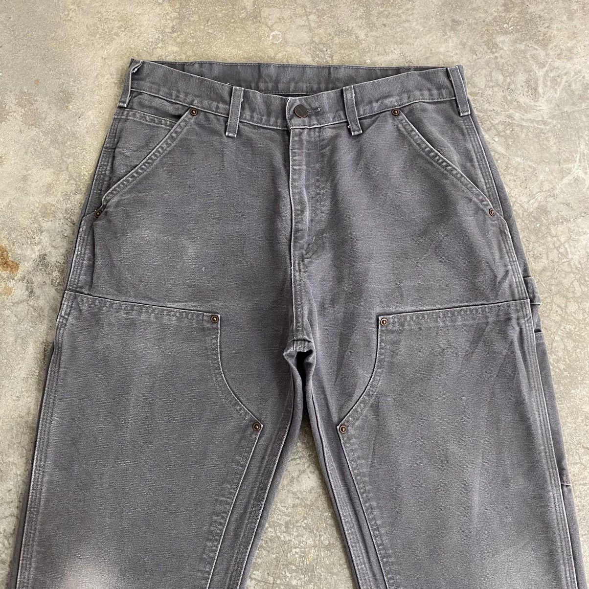 Carhartt × Vintage Vintage Carhartt Double Knee Gravel Grey Carpenter Pants Size US 32 / EU 48 - 4 Thumbnail