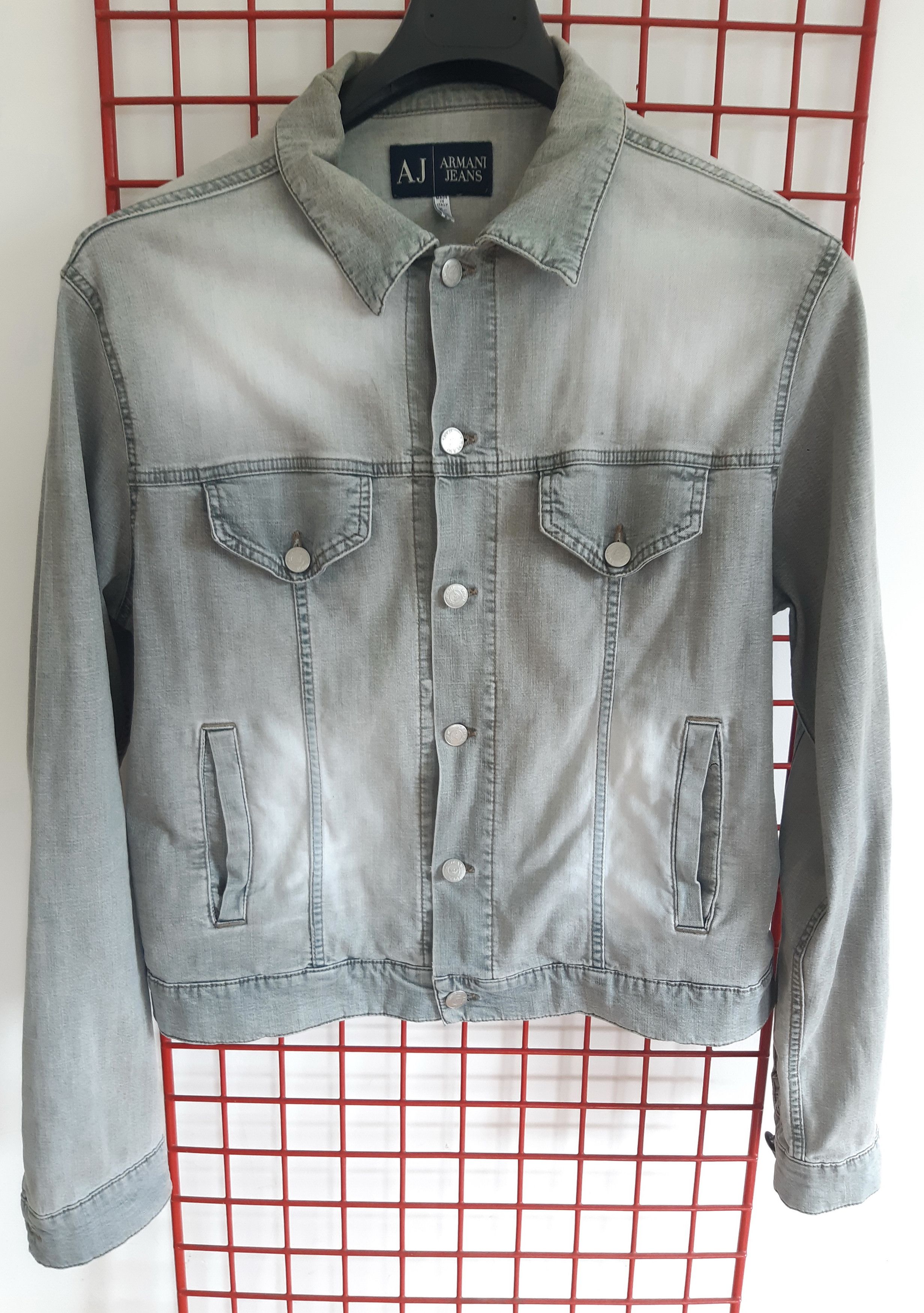 Armani Vintage ARMANI JEANS Italy Denim Jakcet size 52 Size US L / EU 52-54 / 3 - 1 Thumbnail