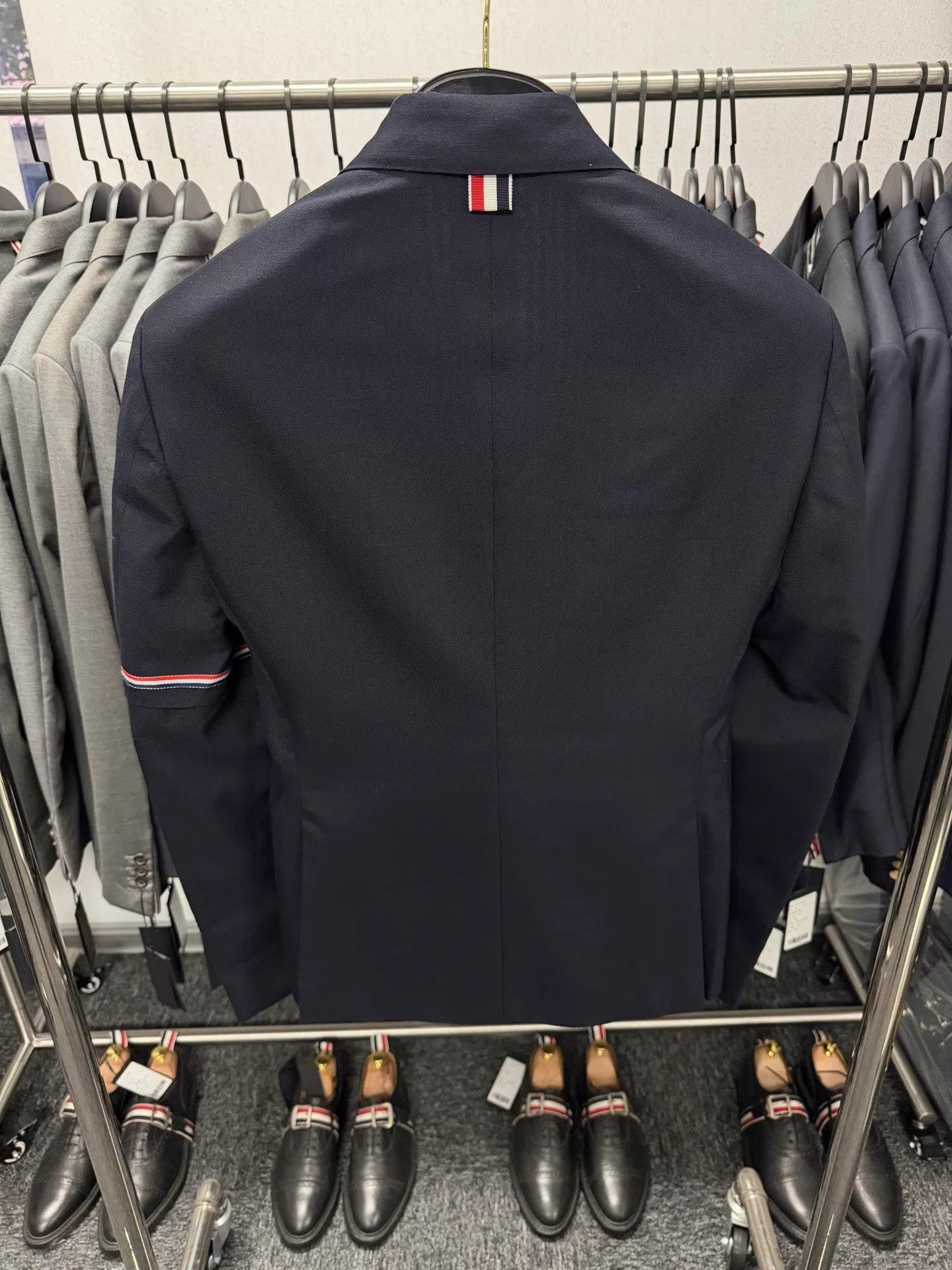Thom Browne Thom Browne 4-Bar Sleeve Slim Blazer Deep Navy Size 2 Size US M / EU 48-50 / 2 - 2 Thumbnail