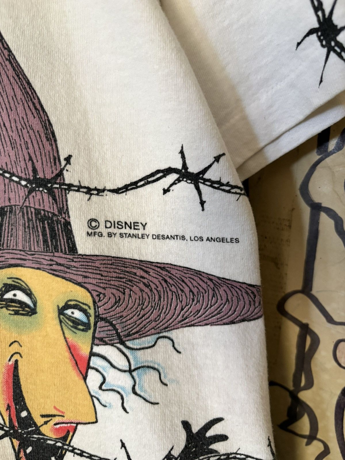 Vintage Vintage 90’s Nightmare Before Christmas Shirt White XL Size US XL / EU 56 / 4 - 2 Thumbnail