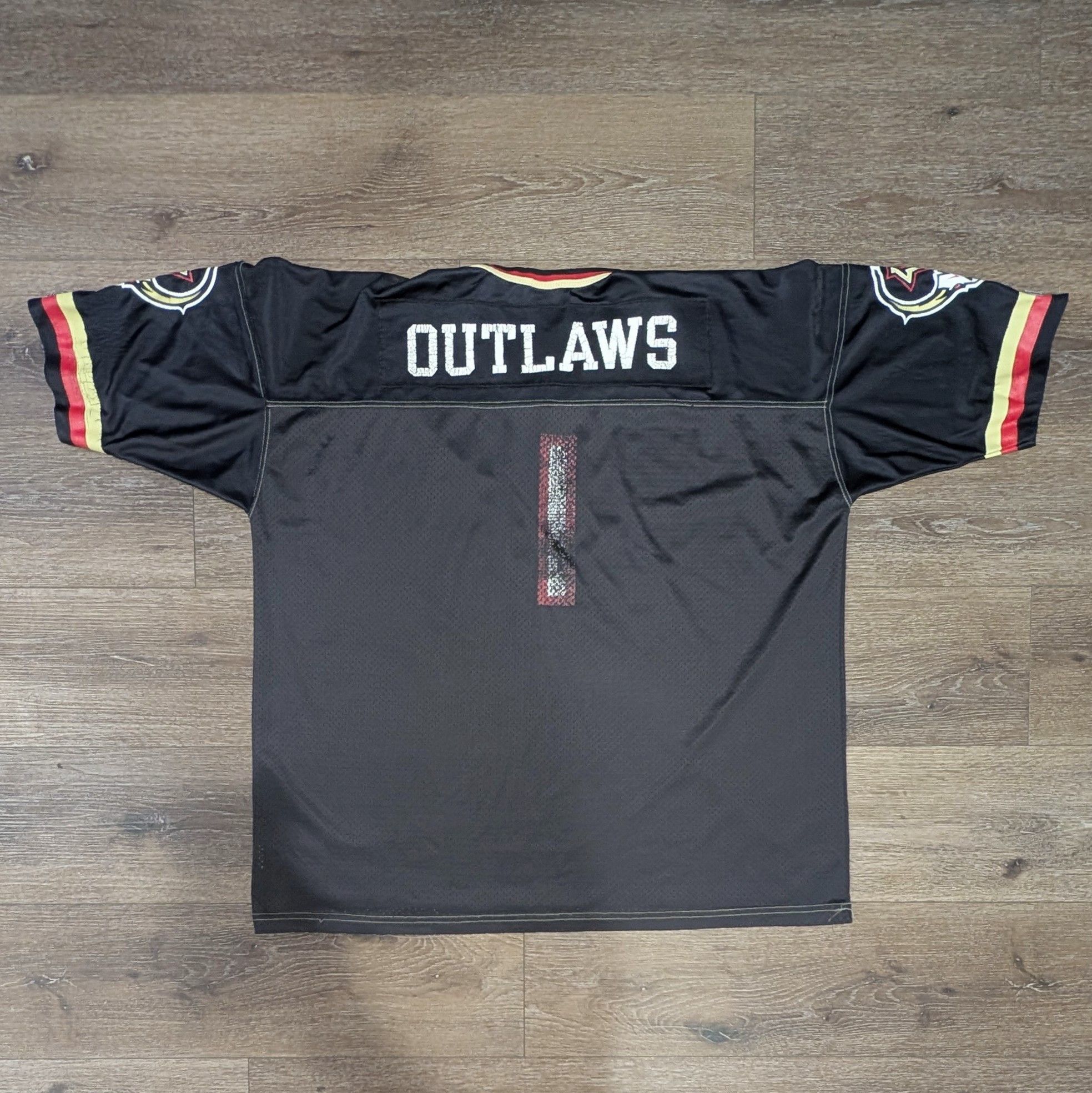 Champion Vintage Champion XFL Las Vegas Outlaws no. 1 football jersey Size US XL / EU 56 / 4 - 6 Thumbnail