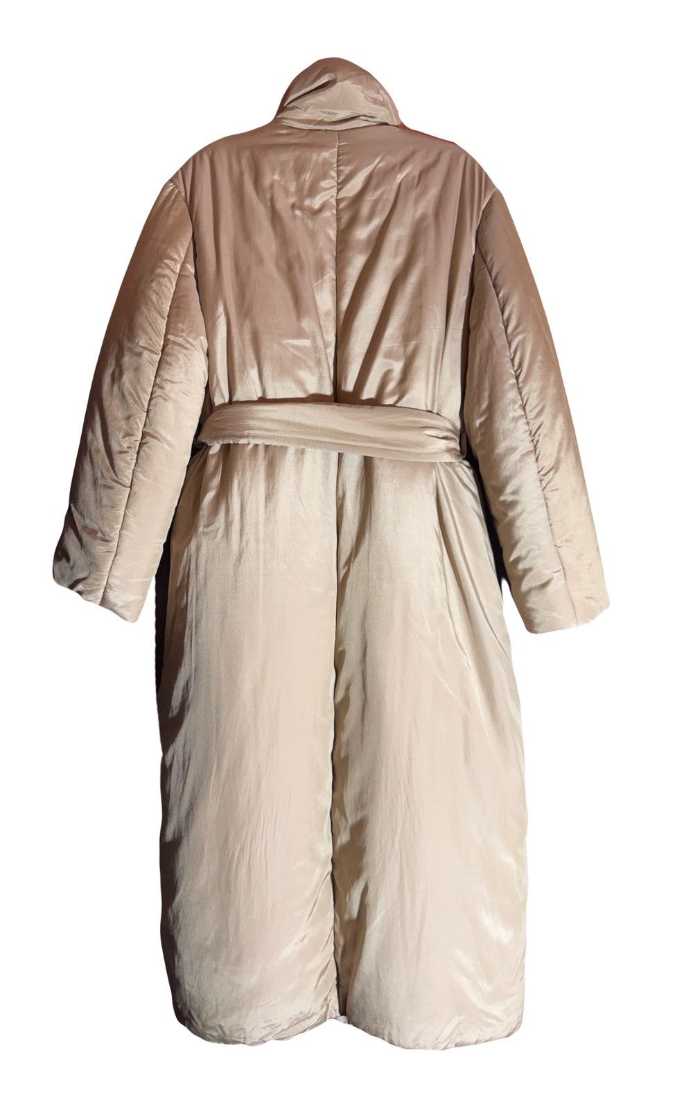 Lemaire lemaire runway fw21 beige silk dawn jacket coat 38 Size S / US 4 / IT 40 - 4 Thumbnail