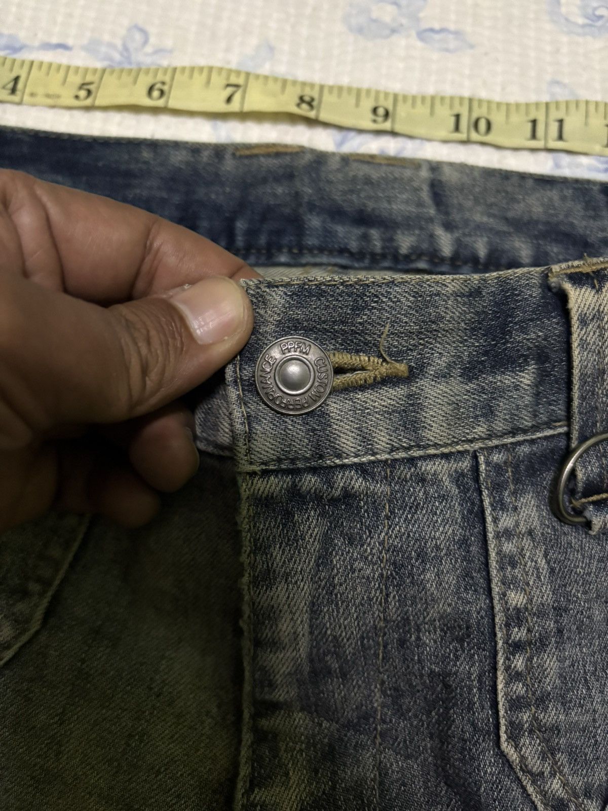 PPFM PPFM Denim Pant Curve Design Size US 33 - 14 Thumbnail