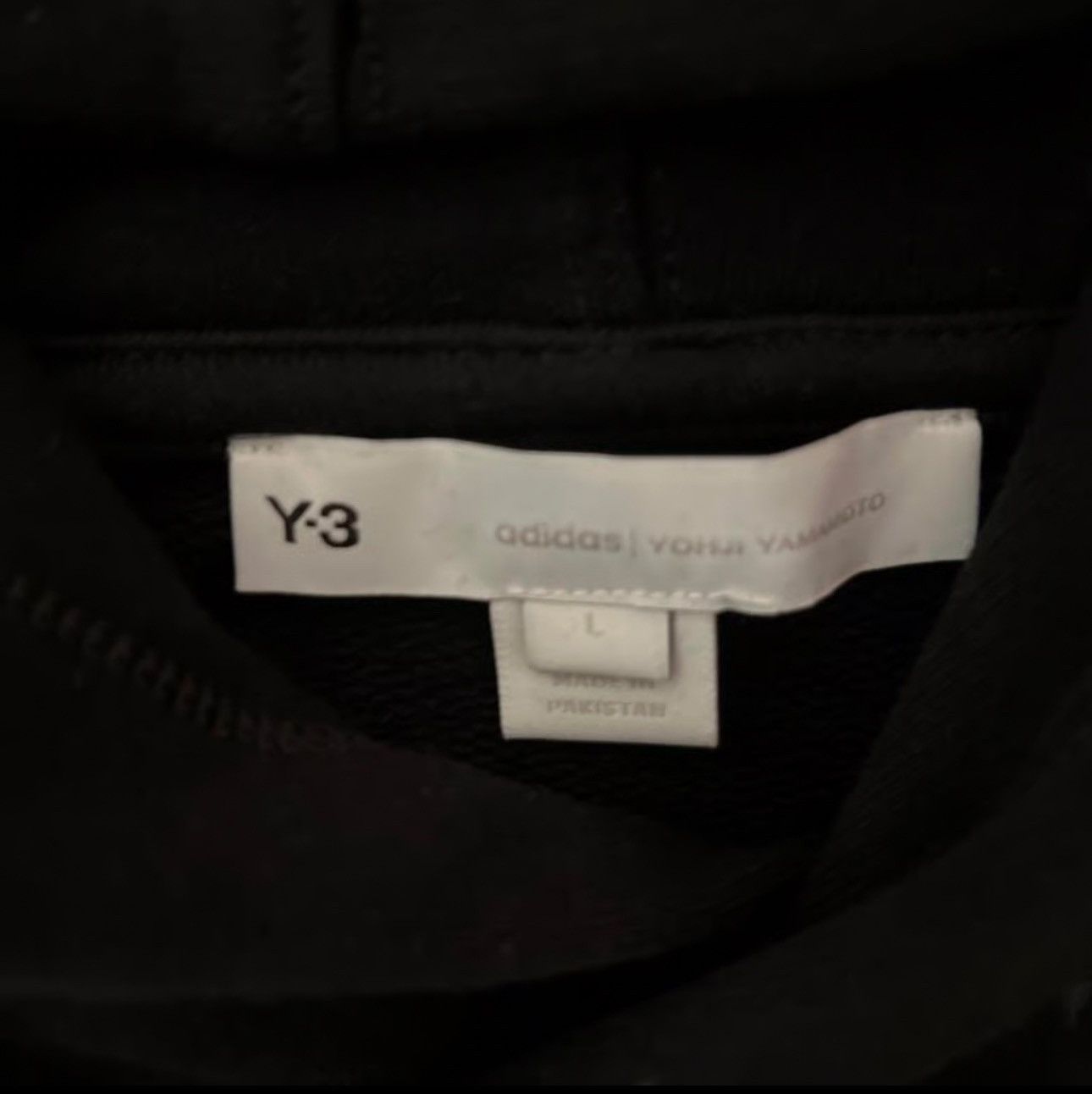 Y-3 × Yohji Yamamoto Y-3 Adidas Yohji Yamamoto 20th Anniversary CH1 Logo Hoodie Size US L / EU 52-54 / 3 - 8 Thumbnail