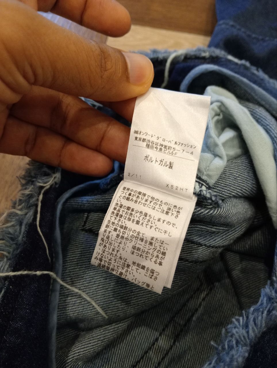 Marques'Almeida MARQUES ALMEIDA INDIGO DENIM ASYMMETRIC SKIRT Size 27" / US 4 / IT 40 - 13 Thumbnail