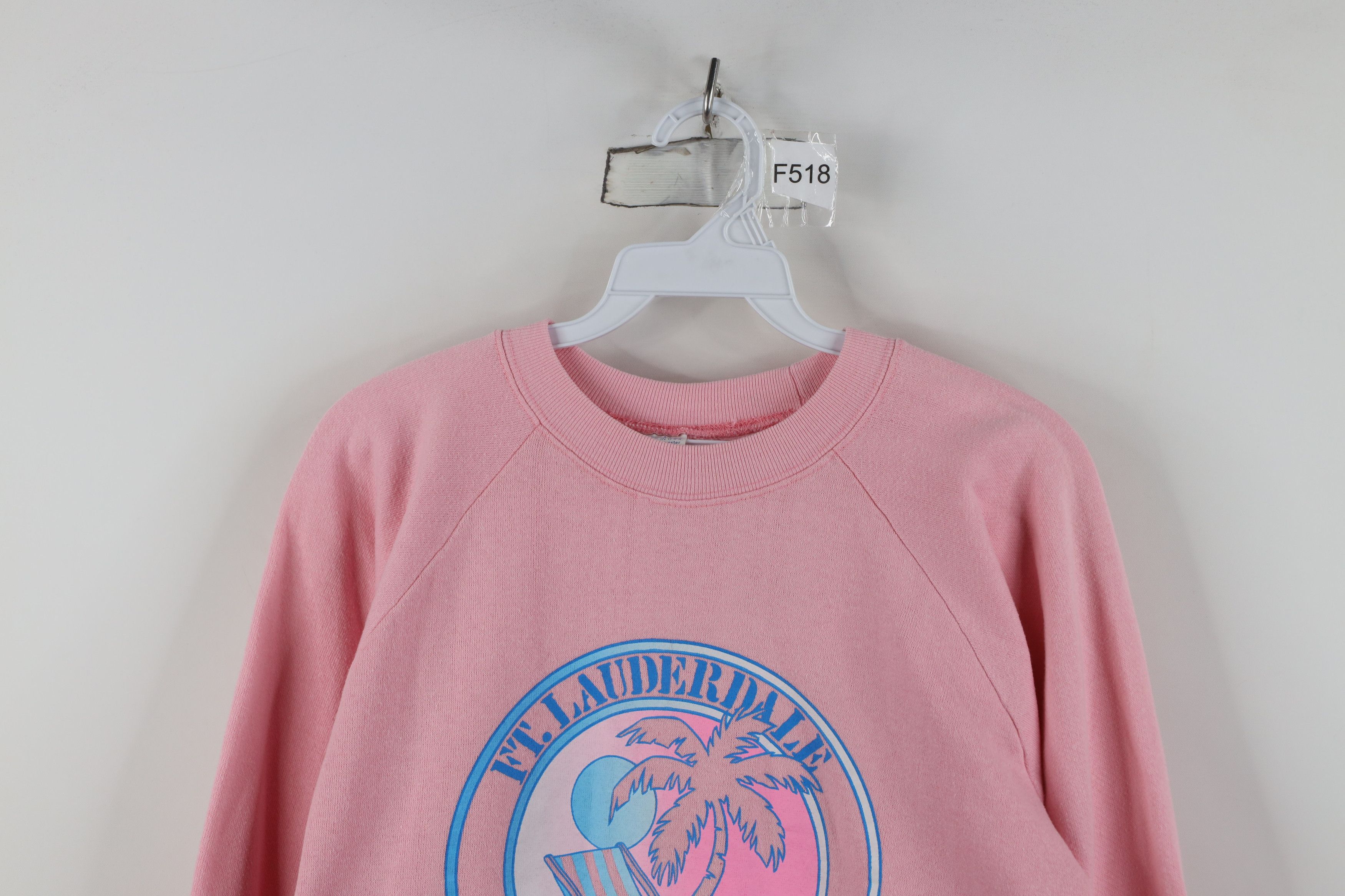 Vintage Vintage 80s Streetwear Lauderdale Crewneck Sweatshirt USA Size L / US 10 / IT 46 - 2 Thumbnail