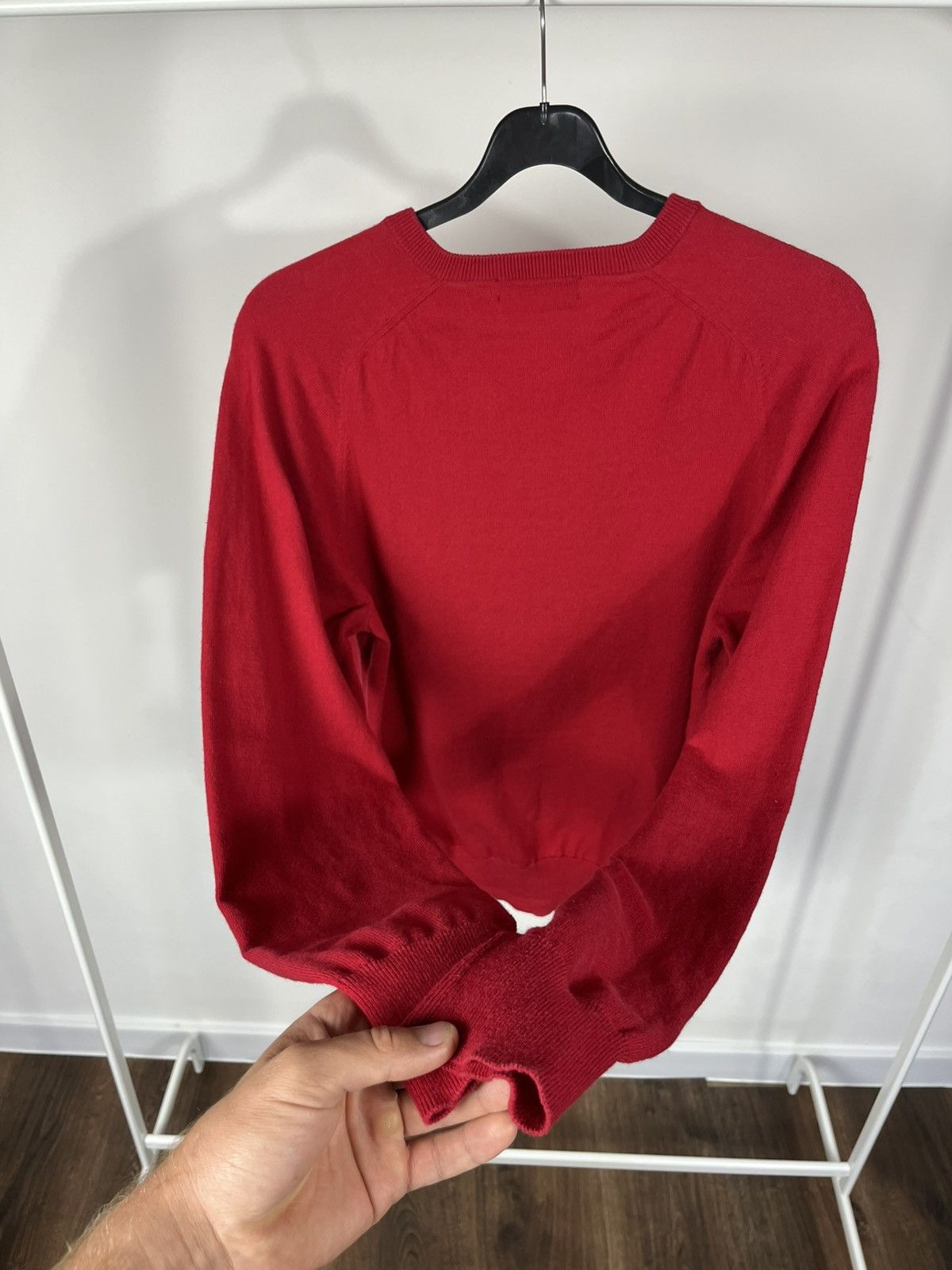Brooks Brothers Brooks Brothers Red V Neck Cotton Cashmere Sweater Men’s L Size US L / EU 52-54 / 3 - 13 Thumbnail