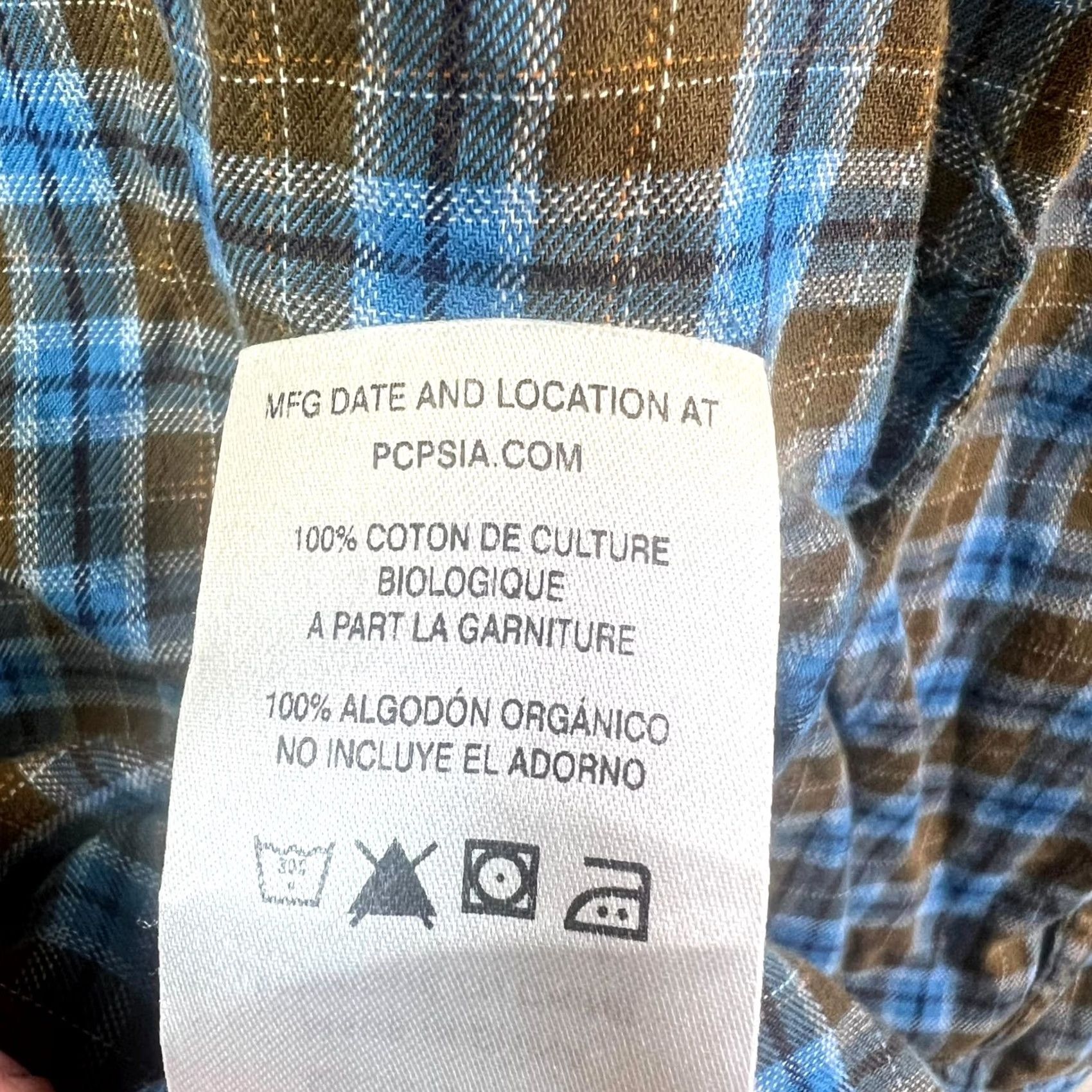 Patagonia Patagonia Button Up Shirt Men's XL Blue Windowpane Plaid Cotton Casual Workwear Size US XL / EU 56 / 4 - 4 Thumbnail