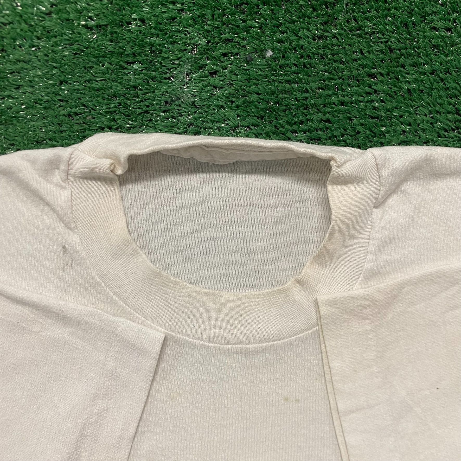 Vintage Vintage 80s Jesus God Bible Quote White Single Stitch Tee Size US XL / EU 56 / 4 - 4 Thumbnail
