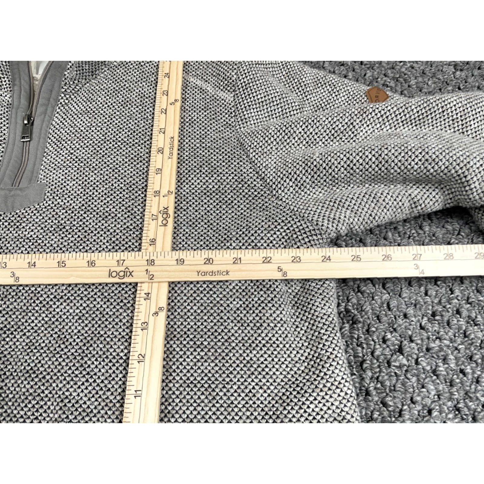 Orvis Orvis Pullover Fleece Sweater 1/4 Zip Mock Neck 1/4 Zip Gray XL Men Knit Sherpa-Lined Size US XL / EU 56 / 4 - 7 Thumbnail