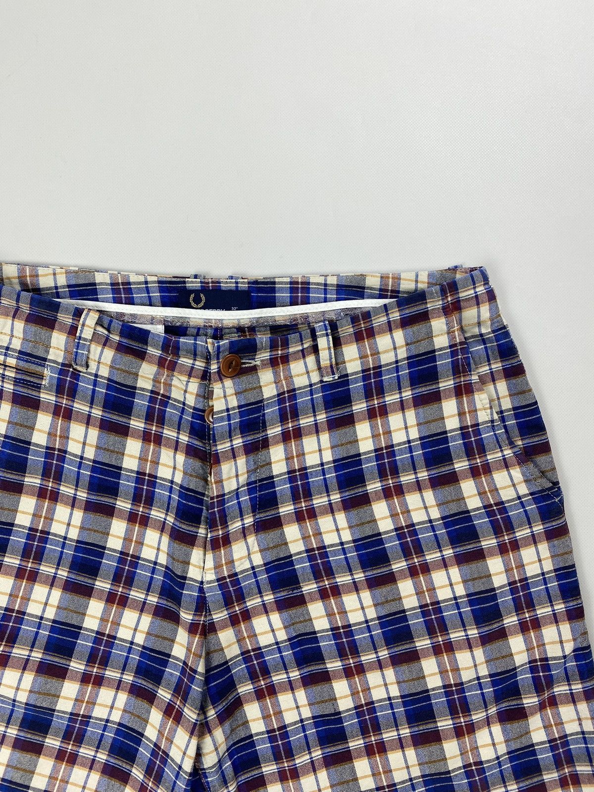 Fred Perry Fred Perry men’s checked chino shorts size 32" Size US 32 / EU 48 - 8 Thumbnail