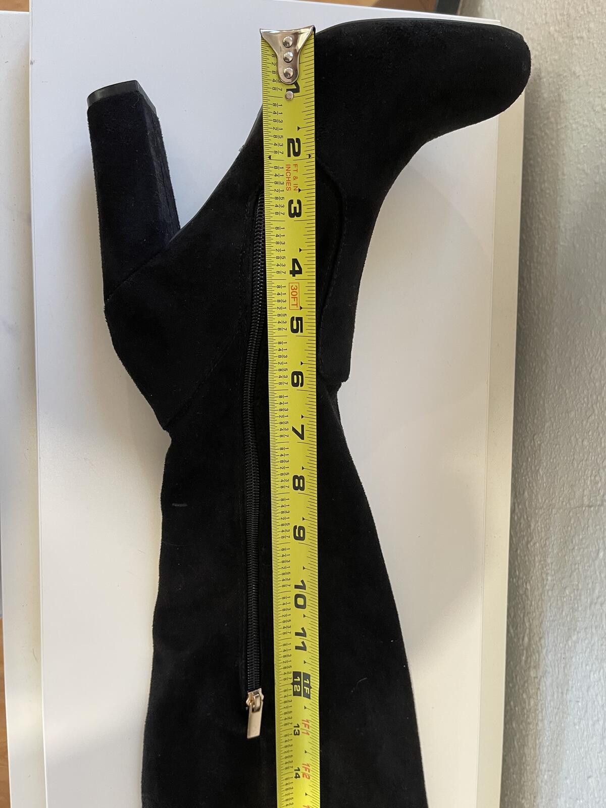 Unknown London Black Over-the-Knee Heeled Boots Size US 8 / IT 38 - 5 Thumbnail