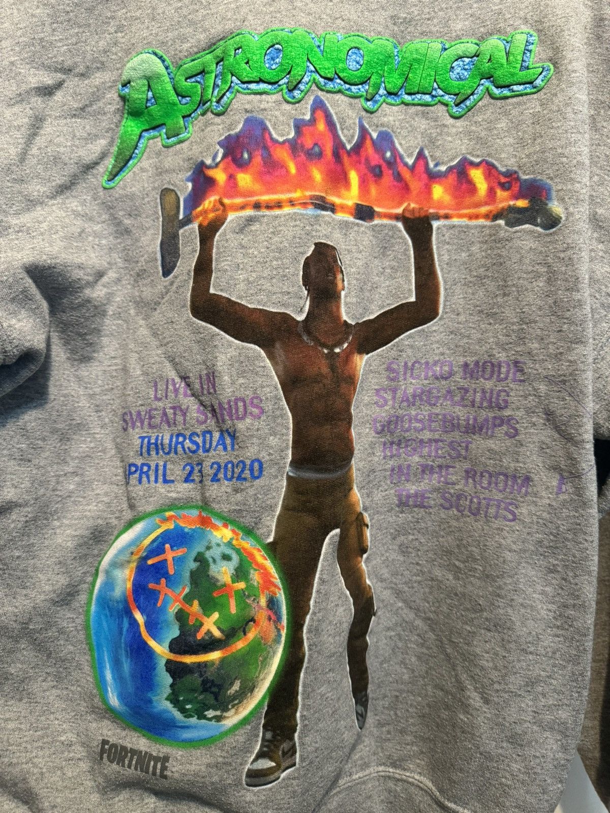 Travis Scott Cactus Jack Travis Scott x Fortnite Graphic Hoodie Size US M / EU 48-50 / 2 - 3 Thumbnail