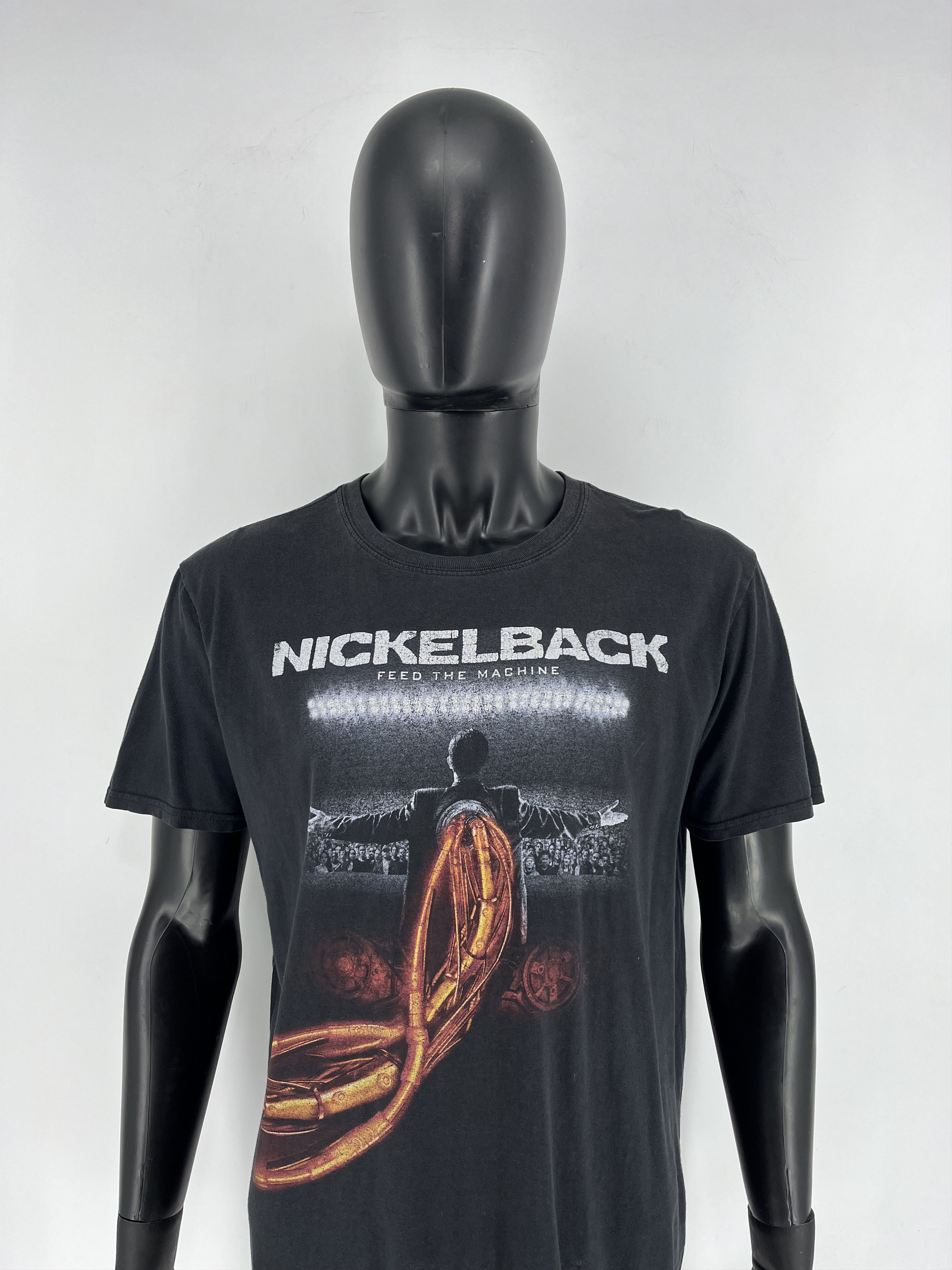 Band Tees × Vintage Nickelback Feed The Machine Tour T-Shirt 2018 Size L Size US L / EU 52-54 / 3 - 1 Thumbnail