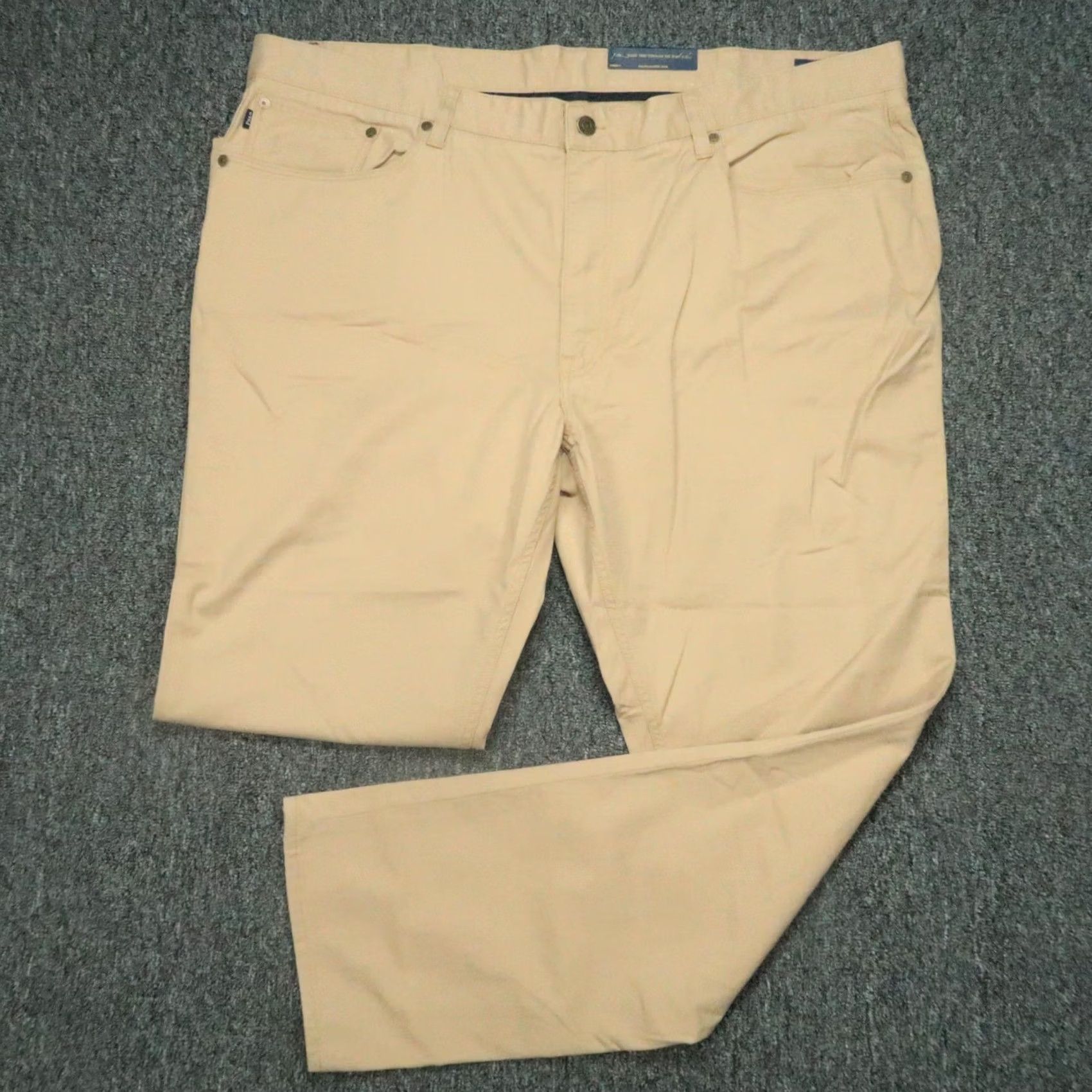 Polo Ralph Lauren VINTAGE Polo Ralph Lauren Pants Mens 42x30 Khaki Tan Stretch Slim Fit 5 Pocket NWT Size US XL / EU 56 / 4 - 2 Thumbnail