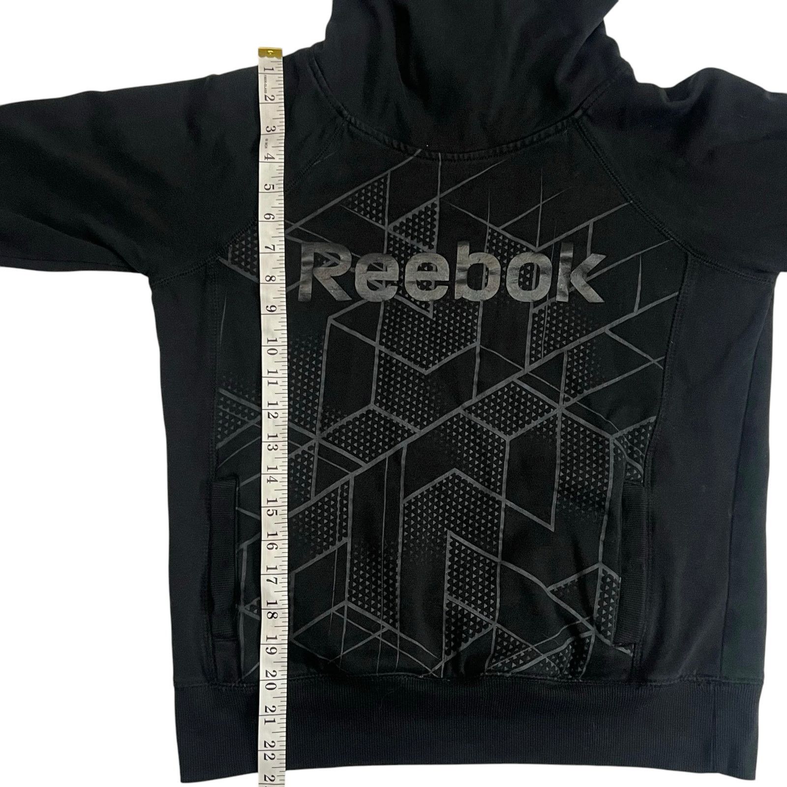 Reebok Reebok Black Hoodie Mens Medium Pullover Sweatshirt Athletic Size US M / EU 48-50 / 2 - 15 Thumbnail