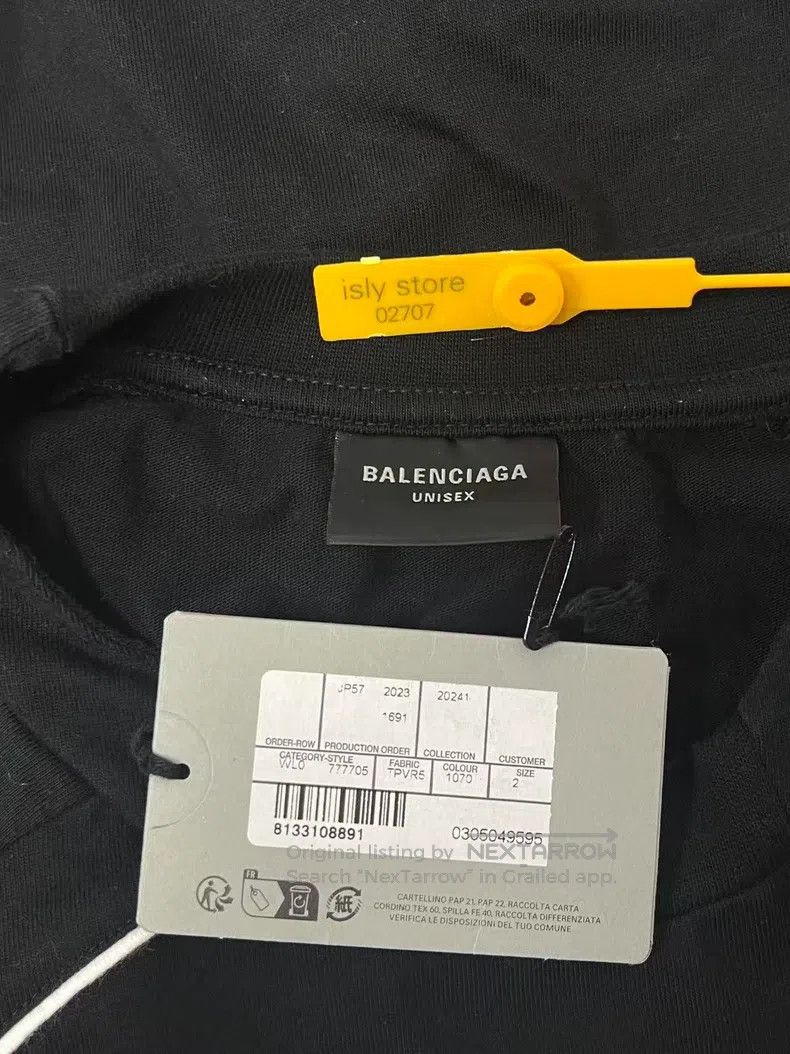 Balenciaga Balenciaga Letter Printed Round Neck Short Sleeve T-Shirt Size US M / EU 48-50 / 2 - 5 Thumbnail