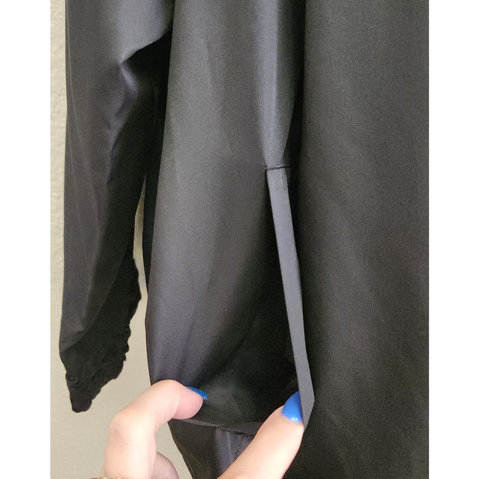 Other Susan Graver Black Puckered Collar Full Zip Jacket 3X Plus Size 3XL / US 20-22 - 2 Thumbnail