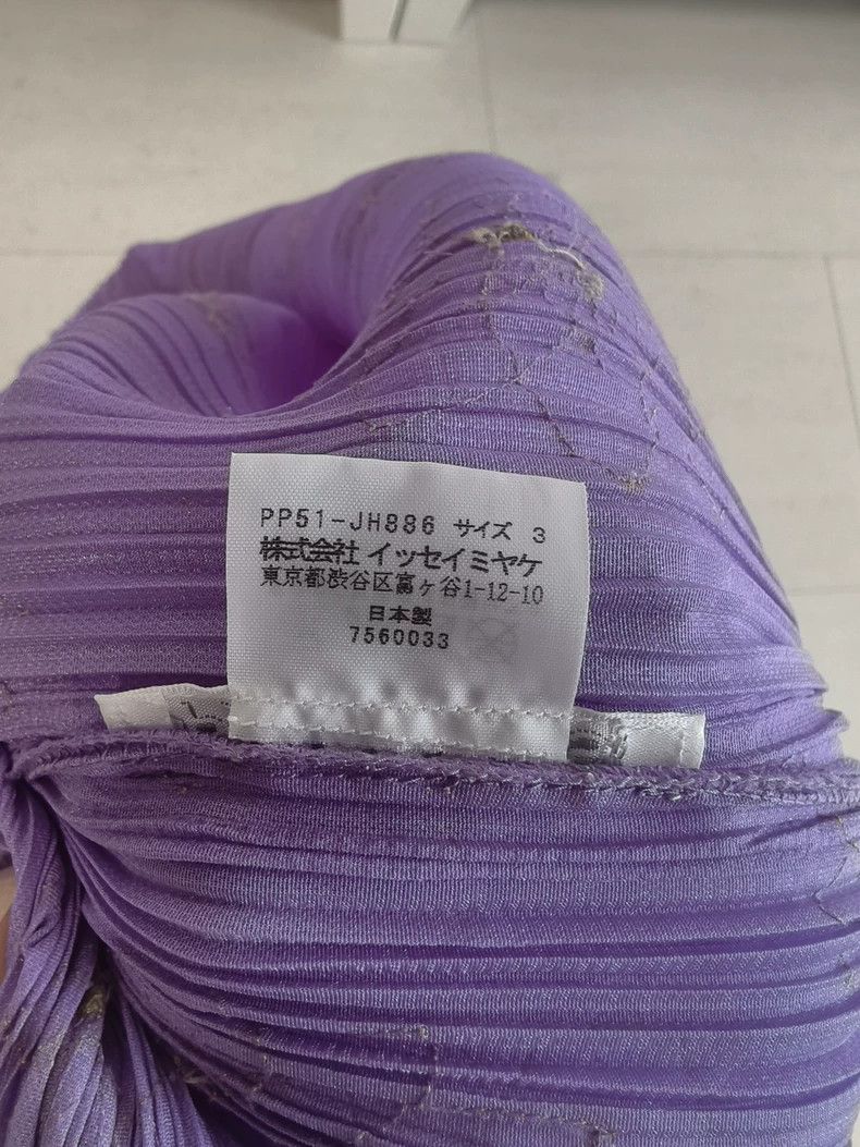 Issey Miyake Issey Miyake size:3 Purple pleated dress Size S / US 4 / IT 40 - 5 Thumbnail