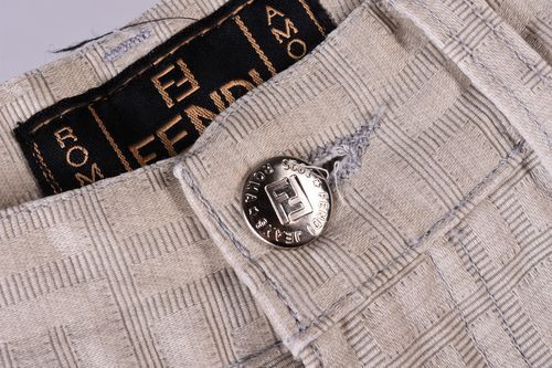 Fendi LADIES FENDI ROMA VINTAGE MONOGRAM TROUSERS Size 28" / US 6 / IT 42 - 3 Thumbnail