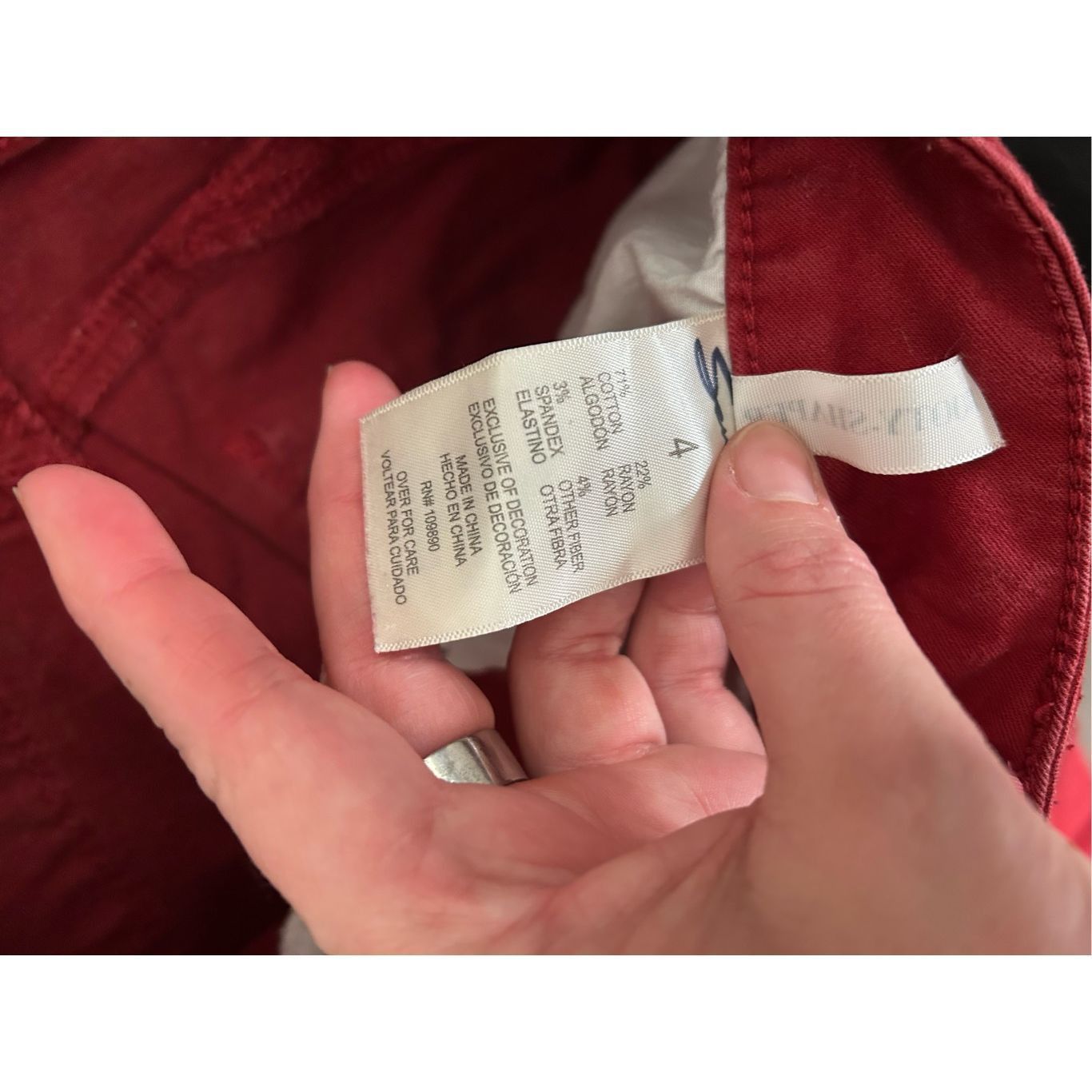 7 For All Mankind 7 For All Mankind High-Rise Ankle Skinny Jeans in Bril Red, Size 27" / US 4 / IT 40 - 7 Thumbnail