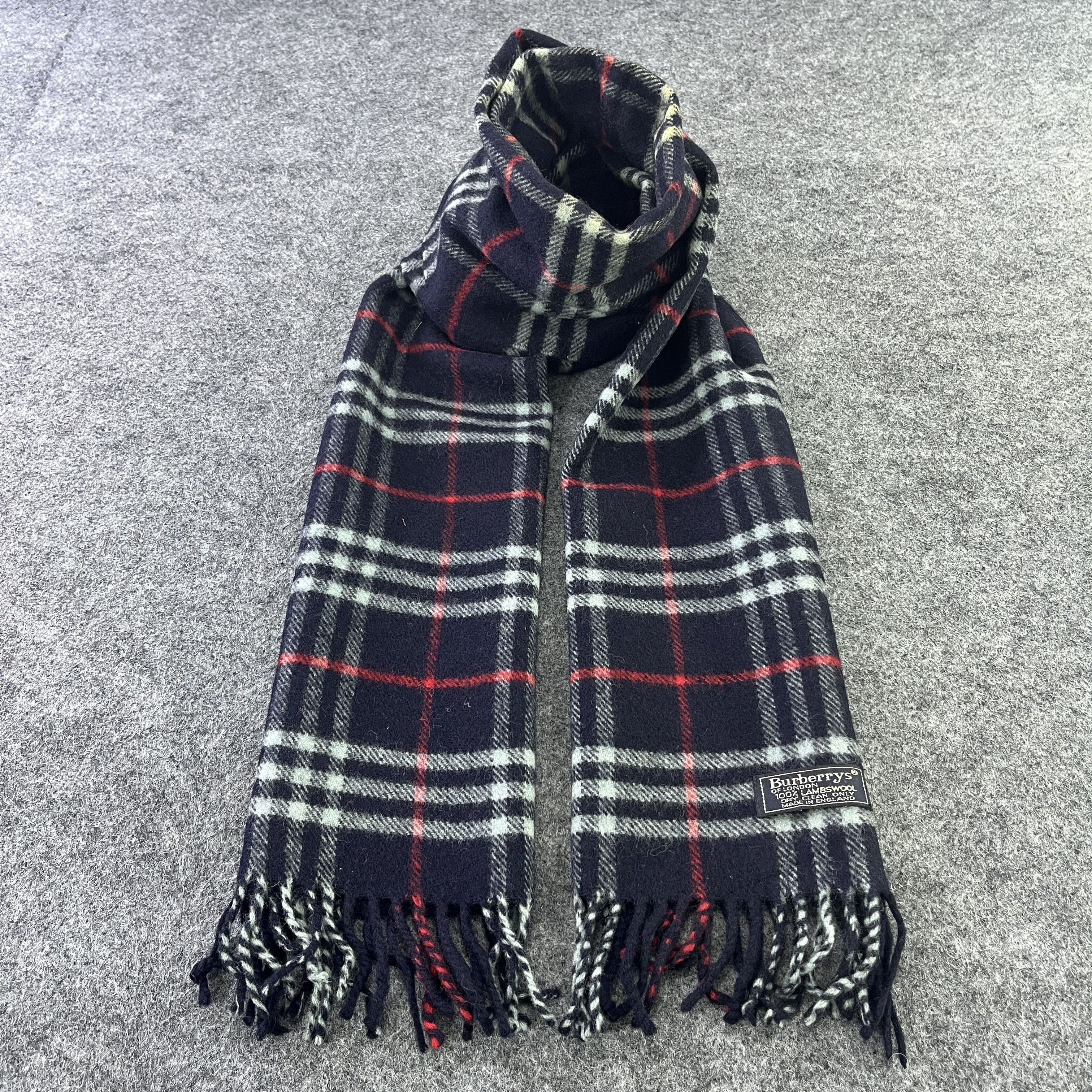 Burberry × Vintage Burberry Scarf / Muffler / Neckwear T785 Size ONE SIZE - 1 Thumbnail