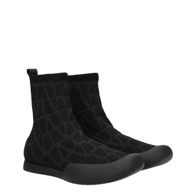 Valentino o1y0525 Hi-Top Sneakers in Lead/Black Size US 9 / EU 42 - 2 Thumbnail