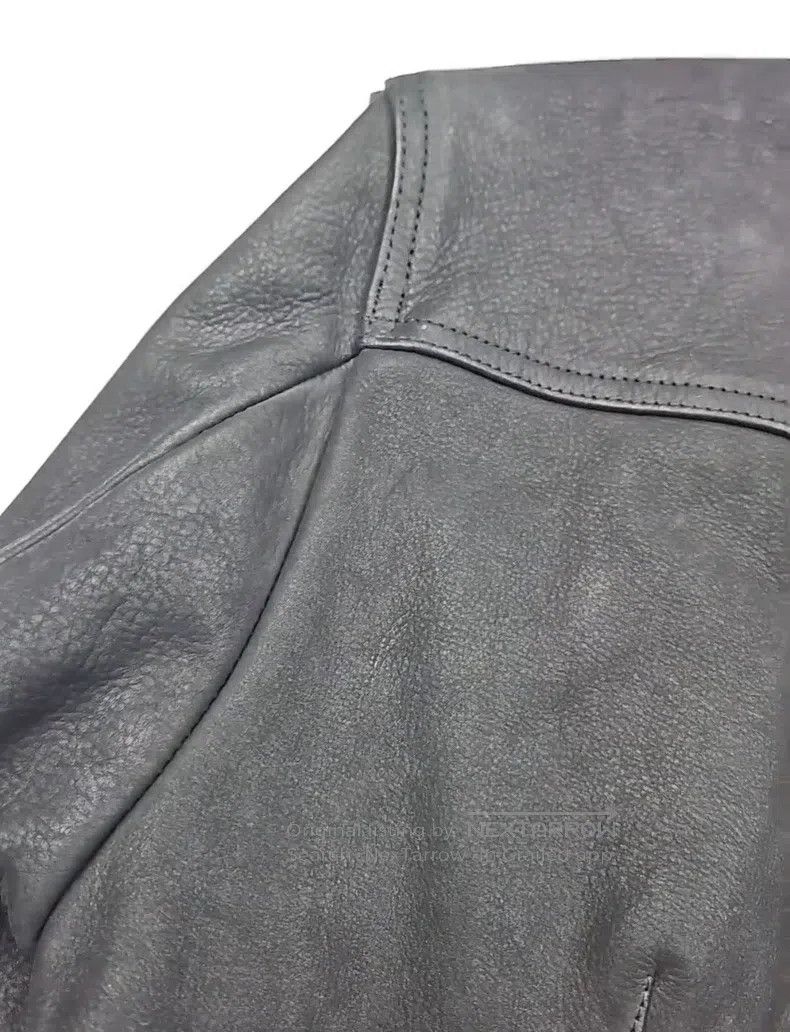 Rick Owens RICK OWENS Black Leather Jacket Size US M / EU 48-50 / 2 - 8 Thumbnail