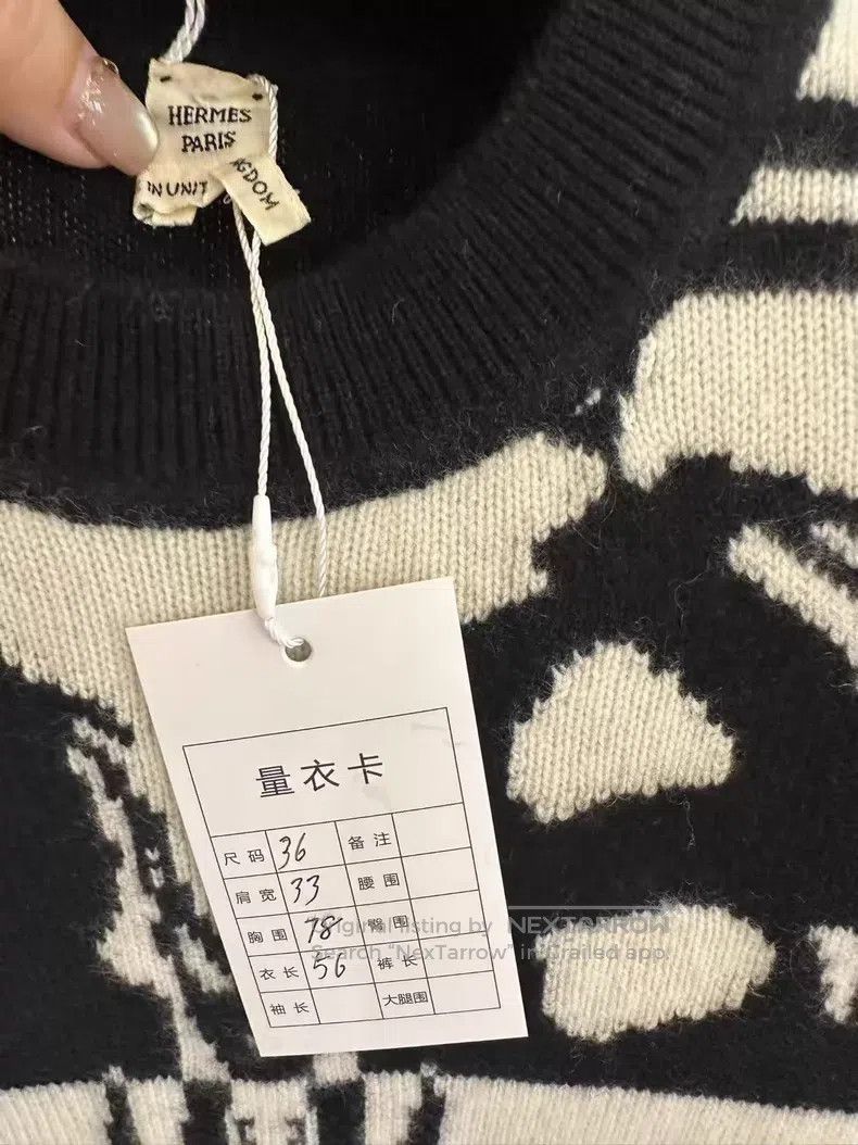 Hermes Hermes Cashmere Sweater Size XS / US 0-2 / IT 36-38 - 3 Thumbnail