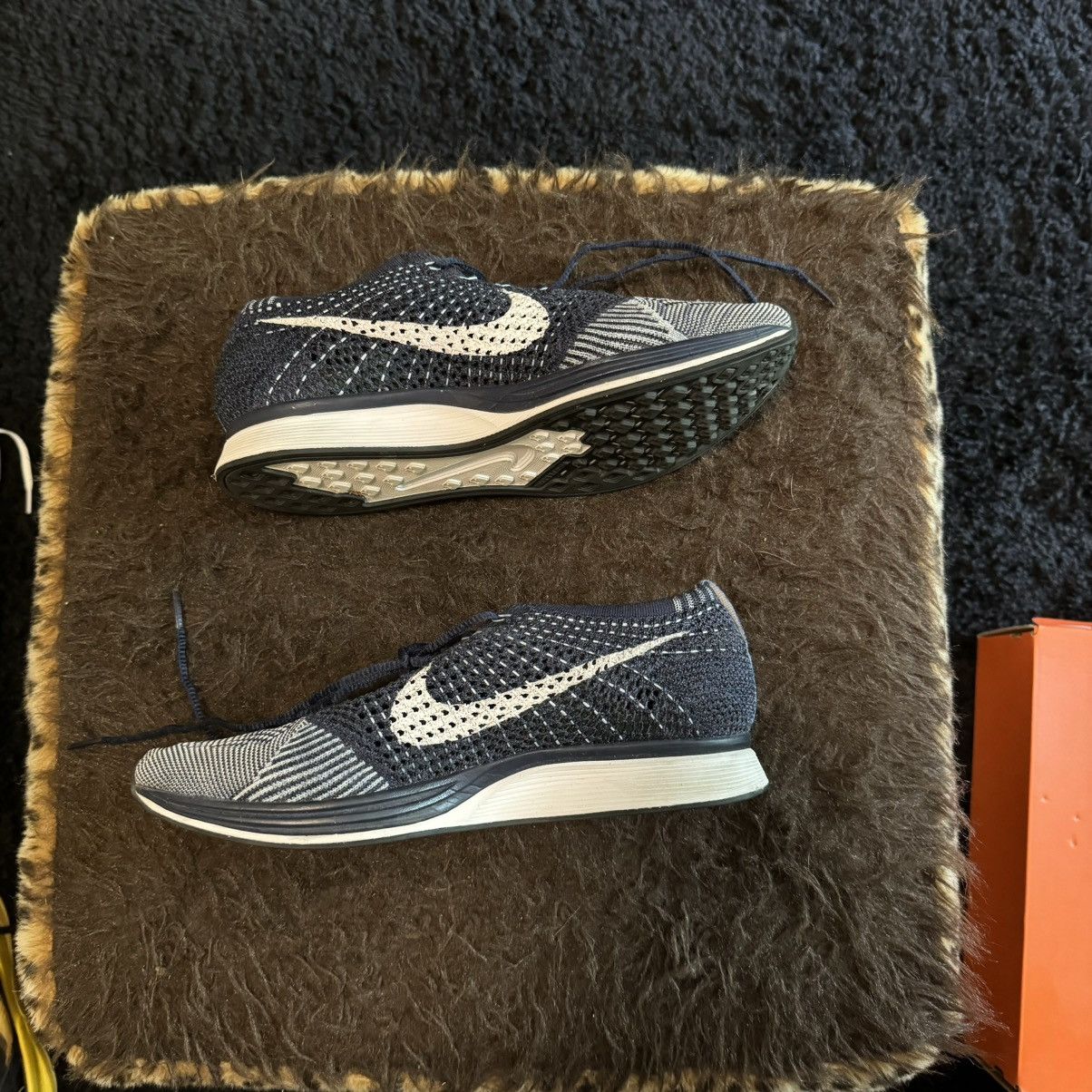Nike Rare Nike Flyknit Racer Tint Blue size 8.5 (Lightly used) Size US 8.5 / EU 41-42 - 2 Thumbnail