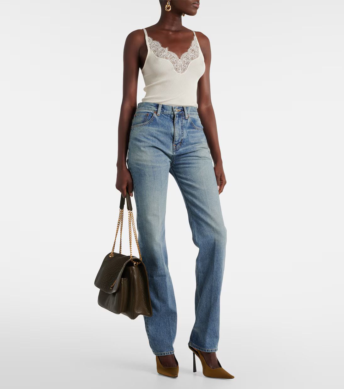 Saint Laurent Paris o1y0126 Denim Pant in Blue Size 29" - 7 Thumbnail