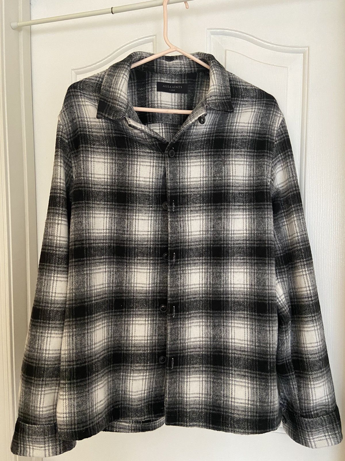 Allsaints Allsaints Westfork Long Sleeve Men’s Flannel Size US L / EU 52-54 / 3 - 3 Thumbnail