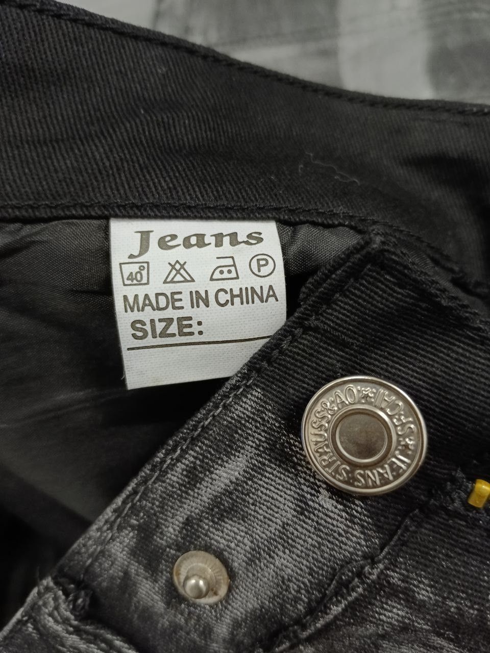 If Six Was Nine SICK SPLATTED BIKER JEANS DENIM PANTS Size US 33 - 6 Thumbnail